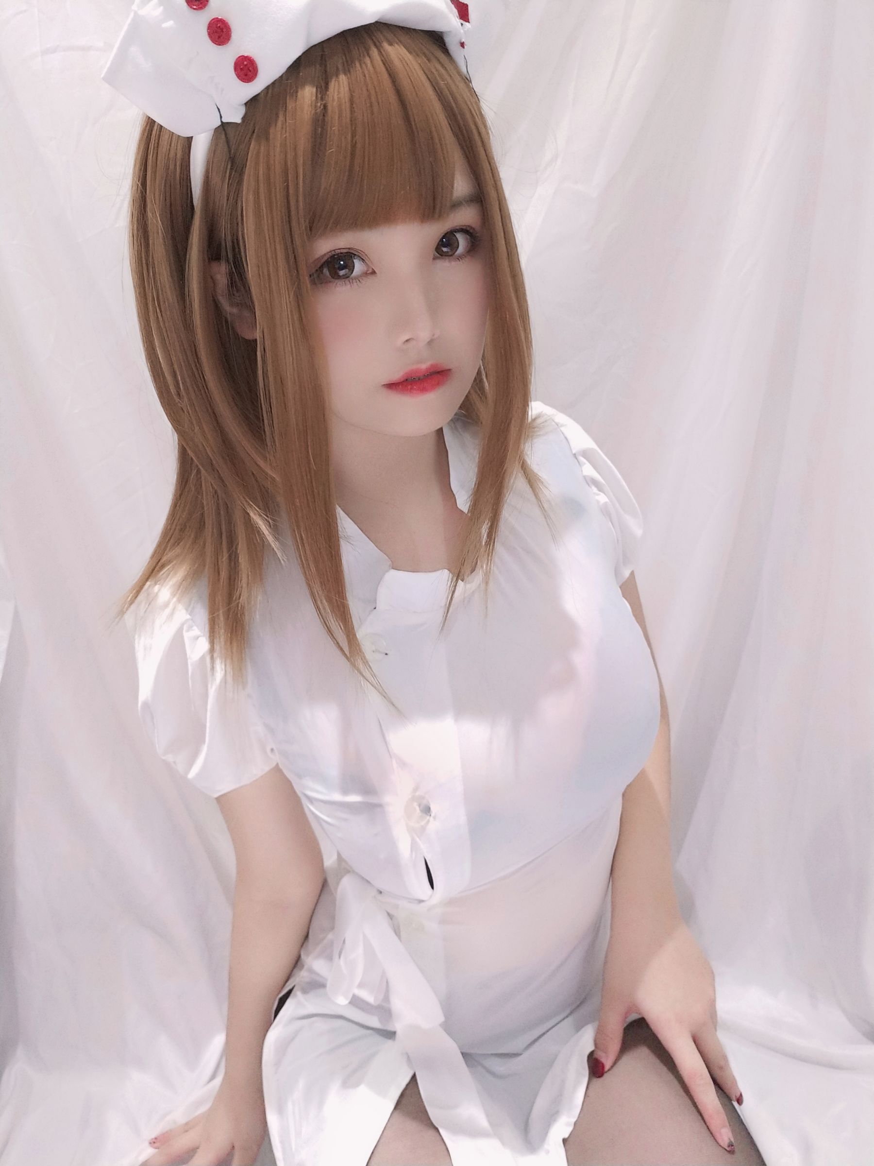 萌系小姐姐蜜汁猫裘 - 小护士-图5