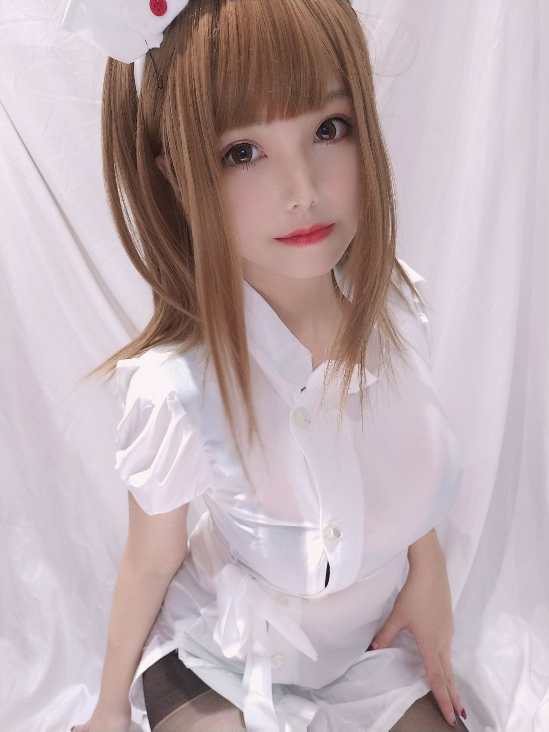 萌系小姐姐蜜汁猫裘 - 小护士-图6