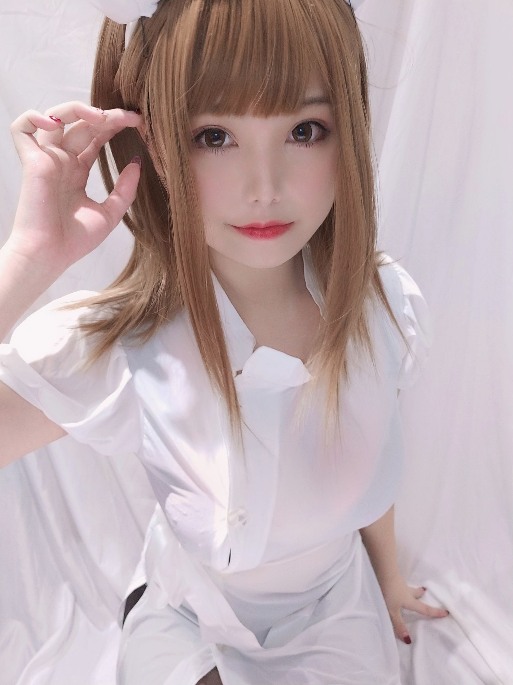 萌系小姐姐蜜汁猫裘 - 小护士-图7