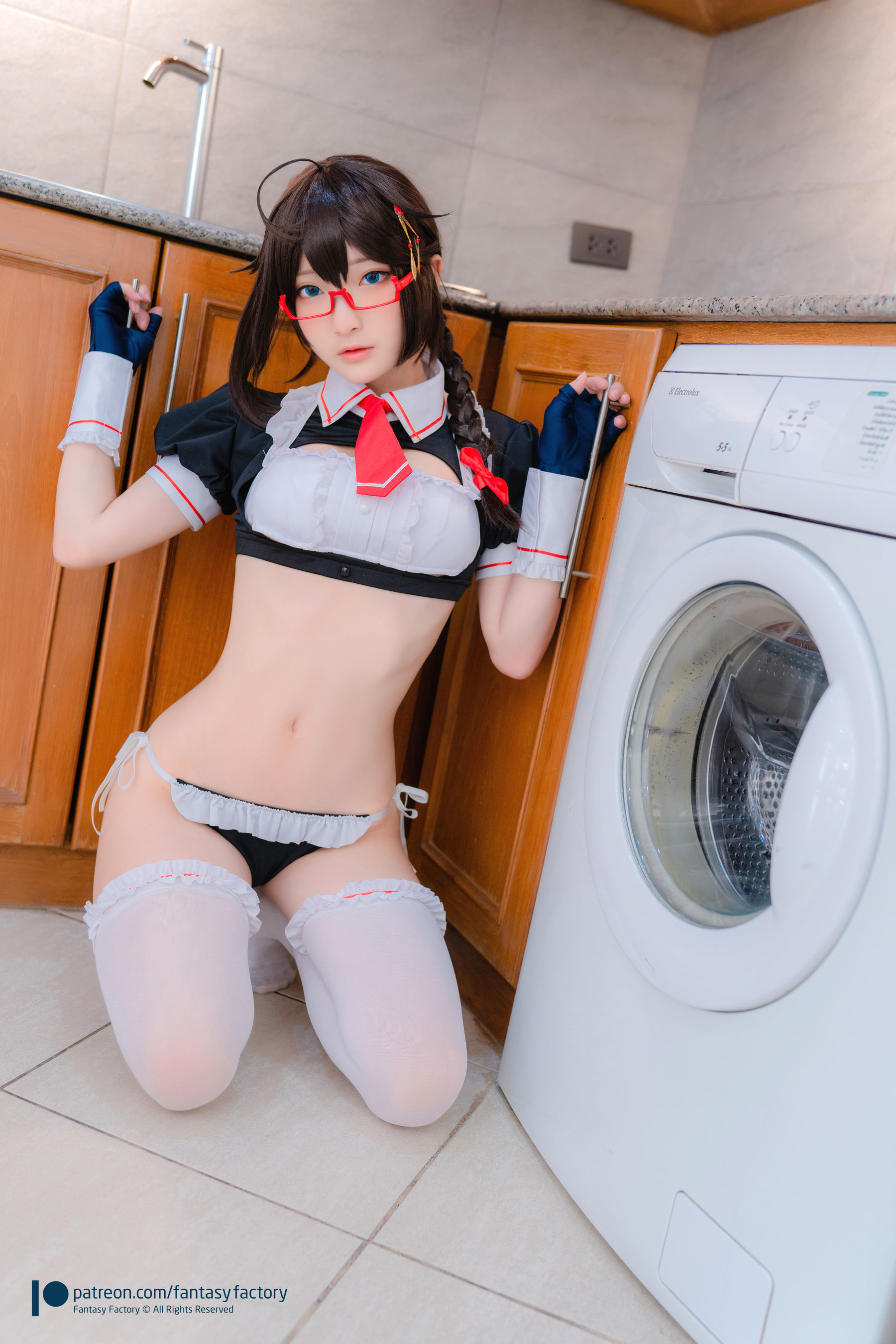 小丁 2020.04  女仆 情趣 兔耳-图19