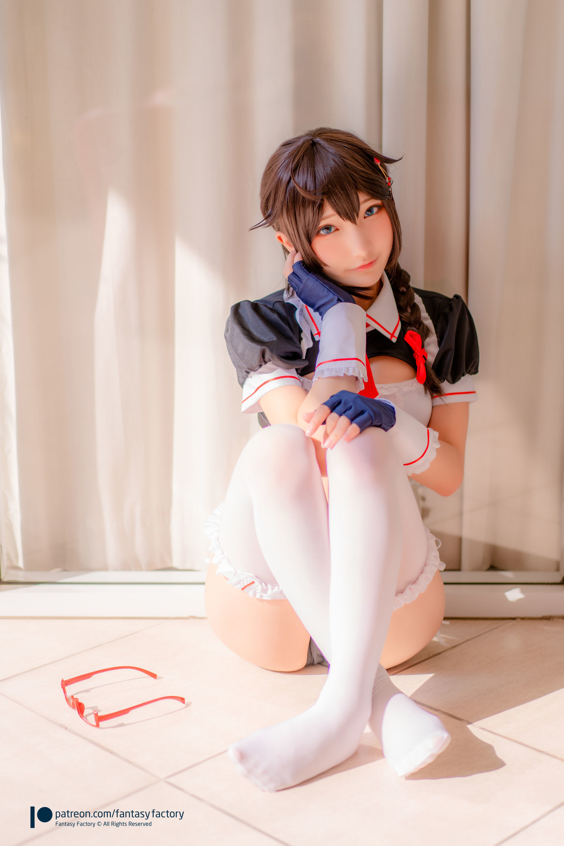 小丁 2020.04  女仆 情趣 兔耳-图27