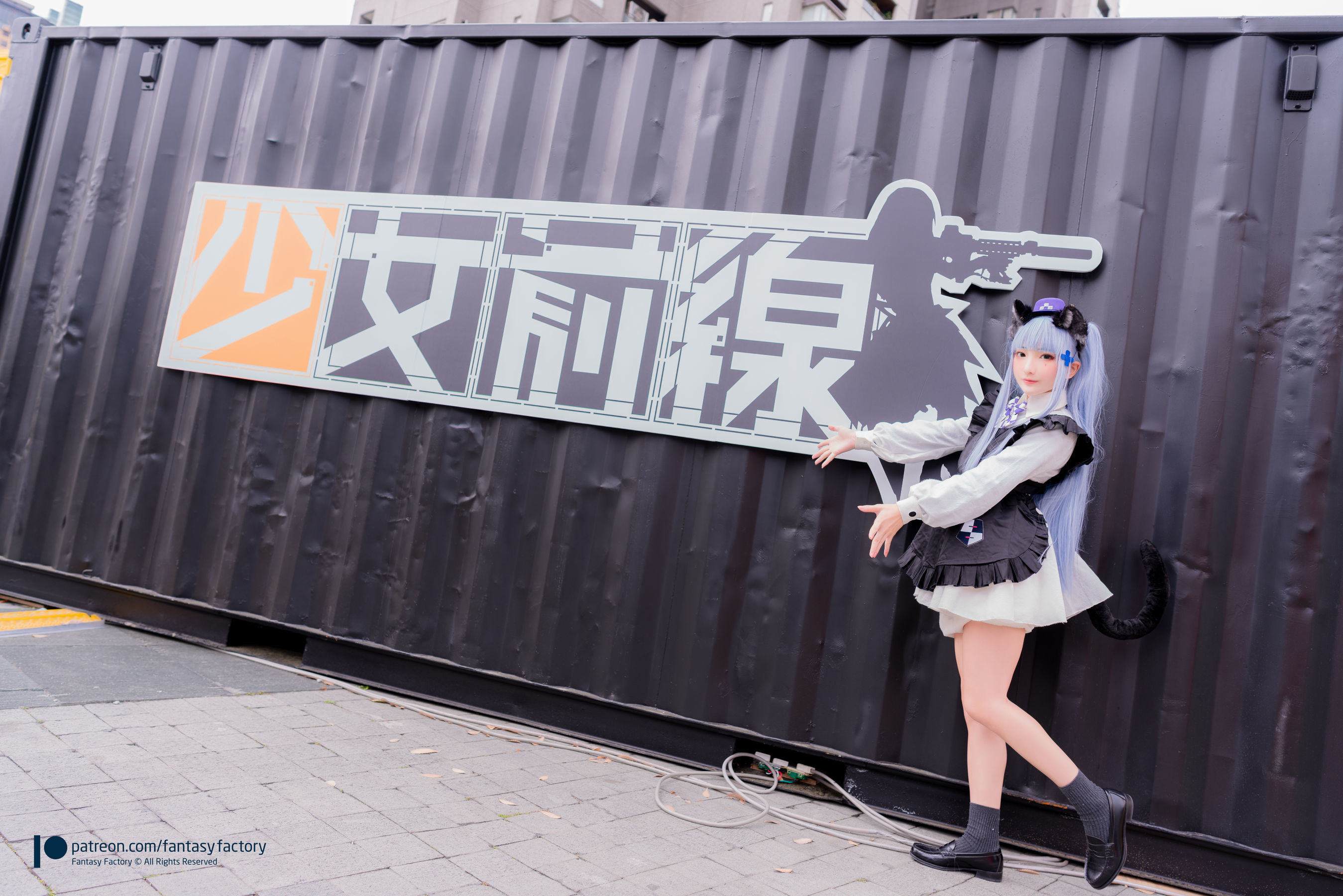 小丁 2020.04  女仆 情趣 兔耳-图39