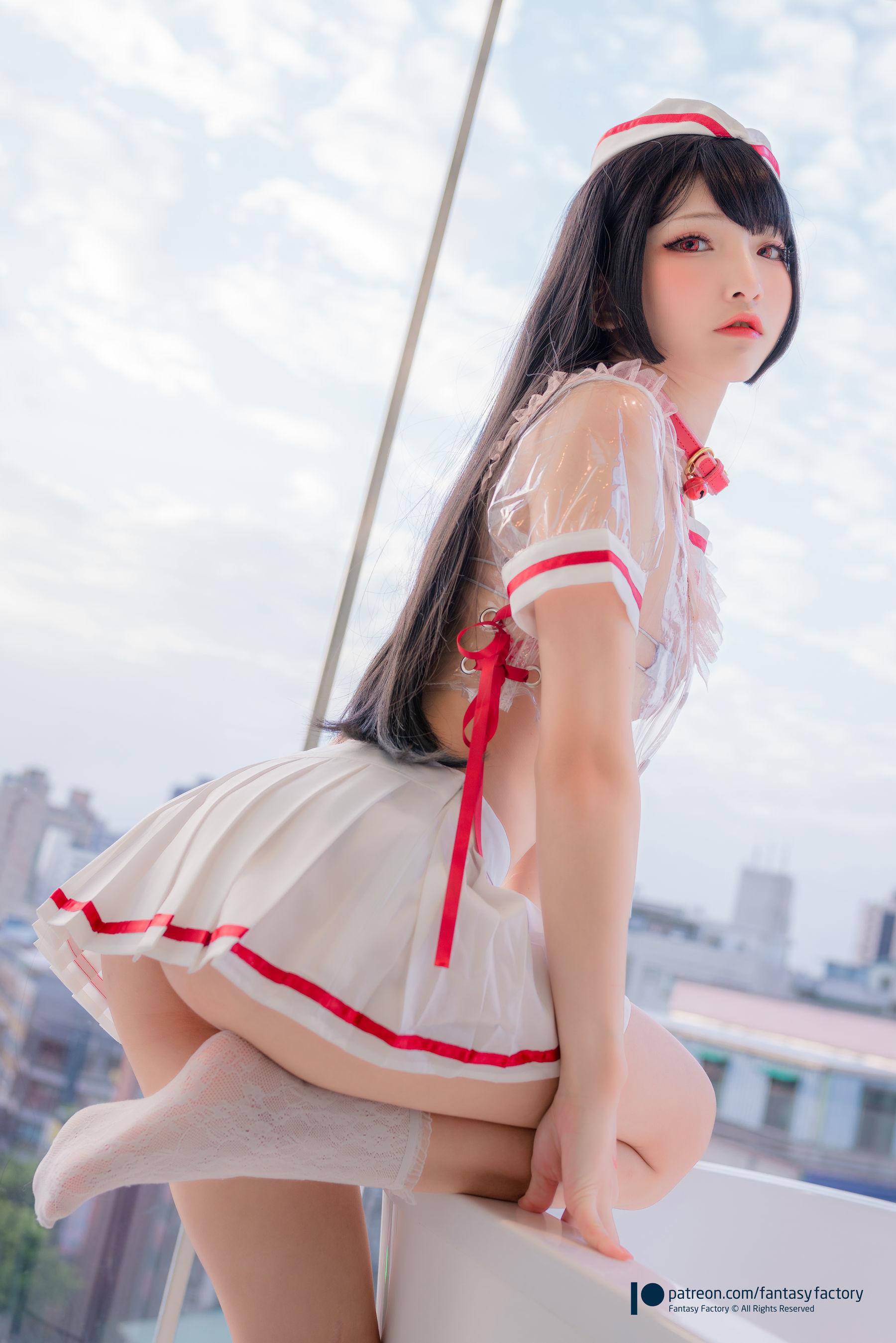 小丁 2020.04  女仆 情趣 兔耳-图42