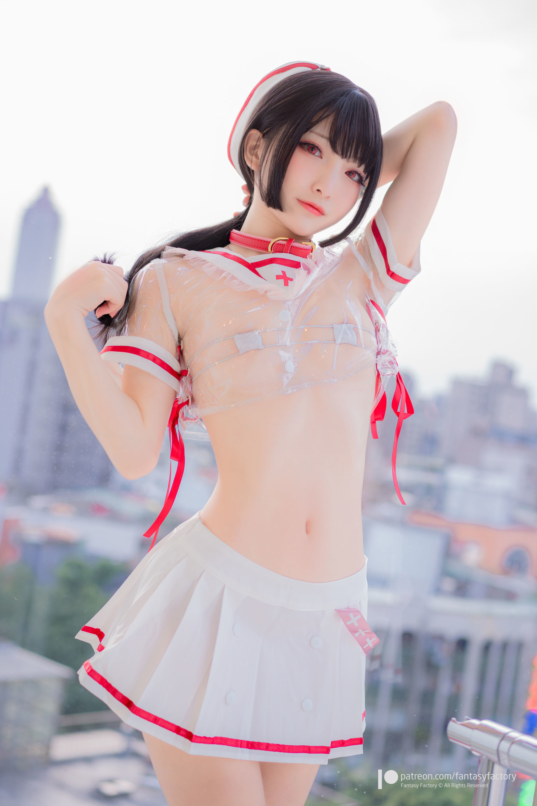 小丁 2020.04  女仆 情趣 兔耳-图78