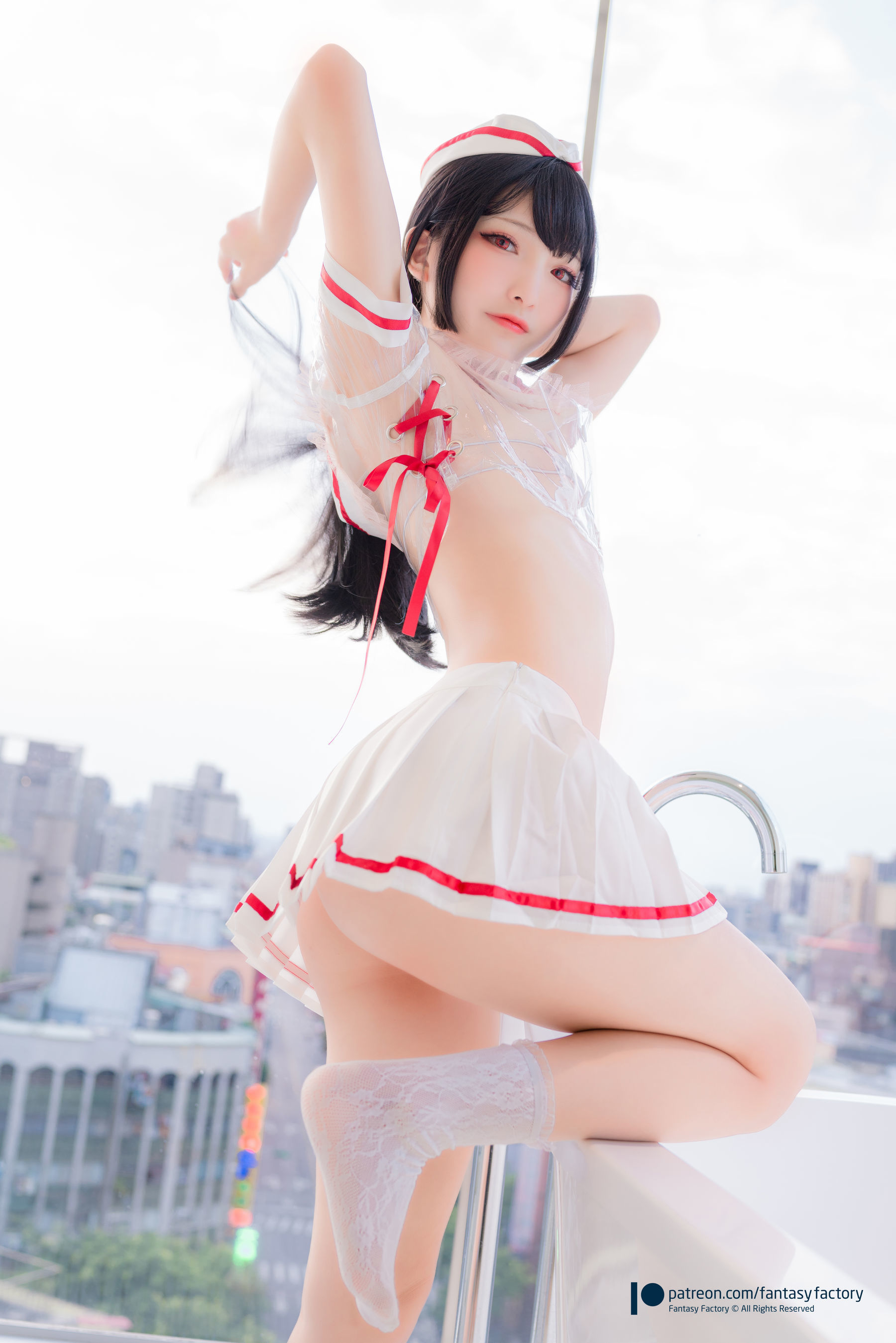 小丁 2020.04  女仆 情趣 兔耳-图82