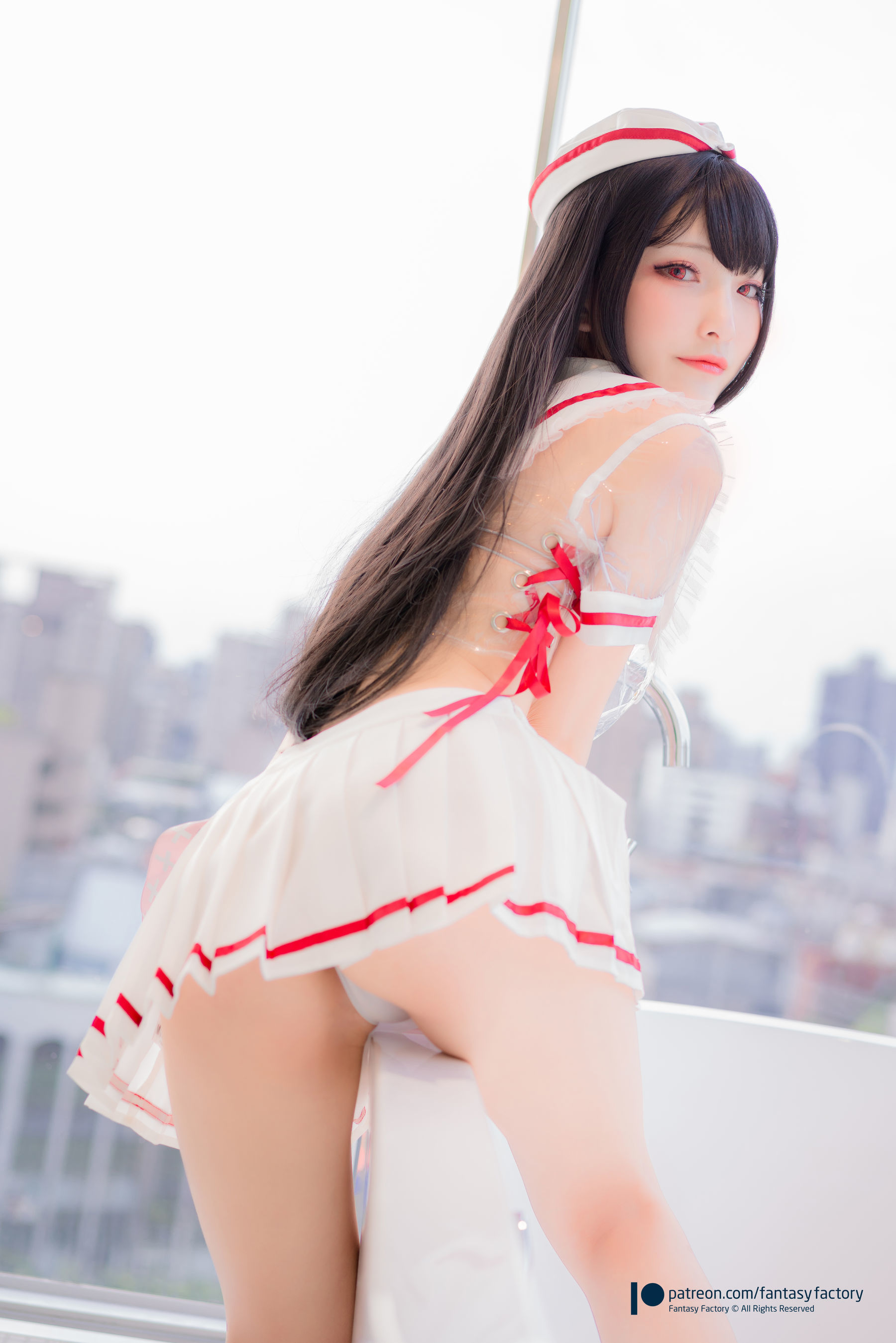 小丁 2020.04  女仆 情趣 兔耳-图86