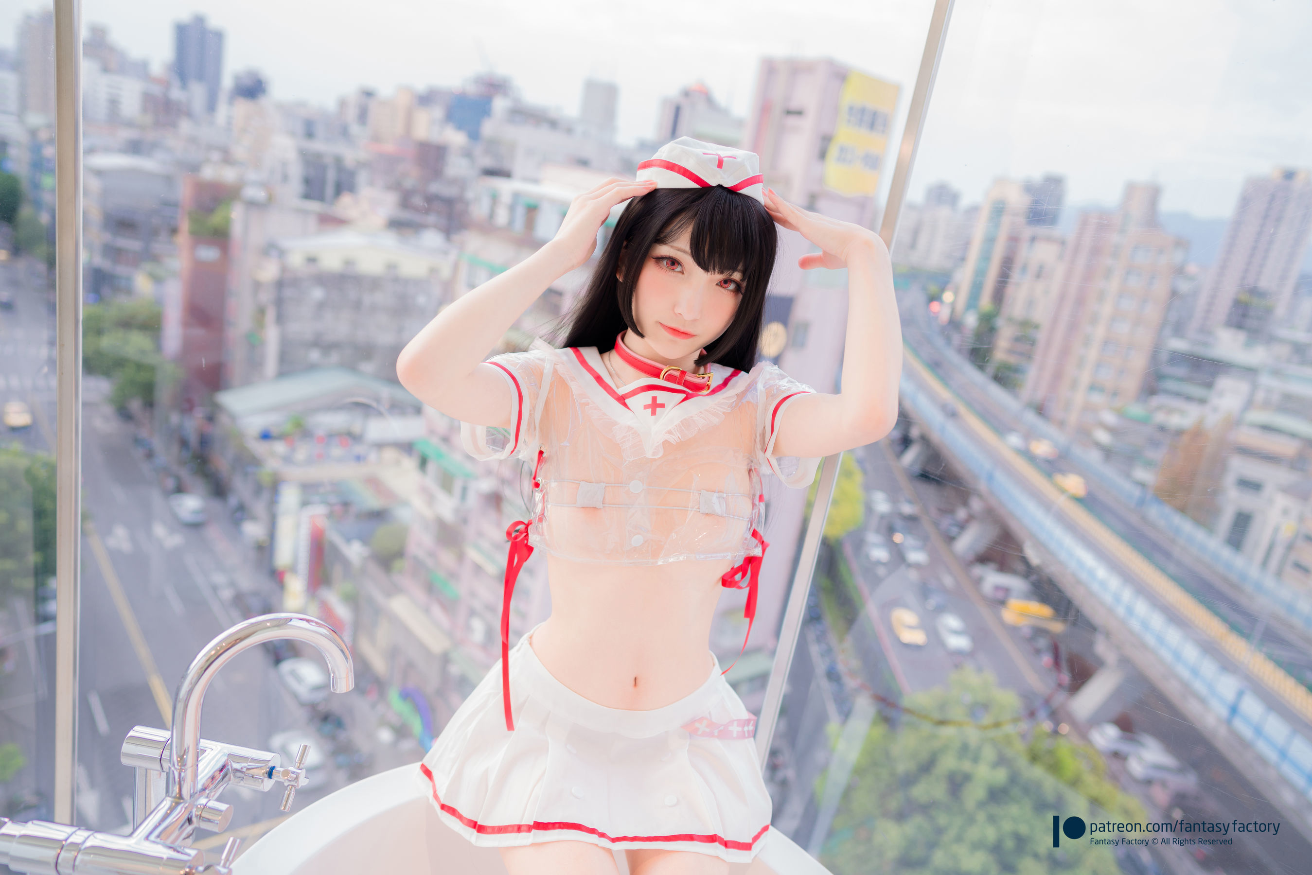 小丁 2020.04  女仆 情趣 兔耳-图88