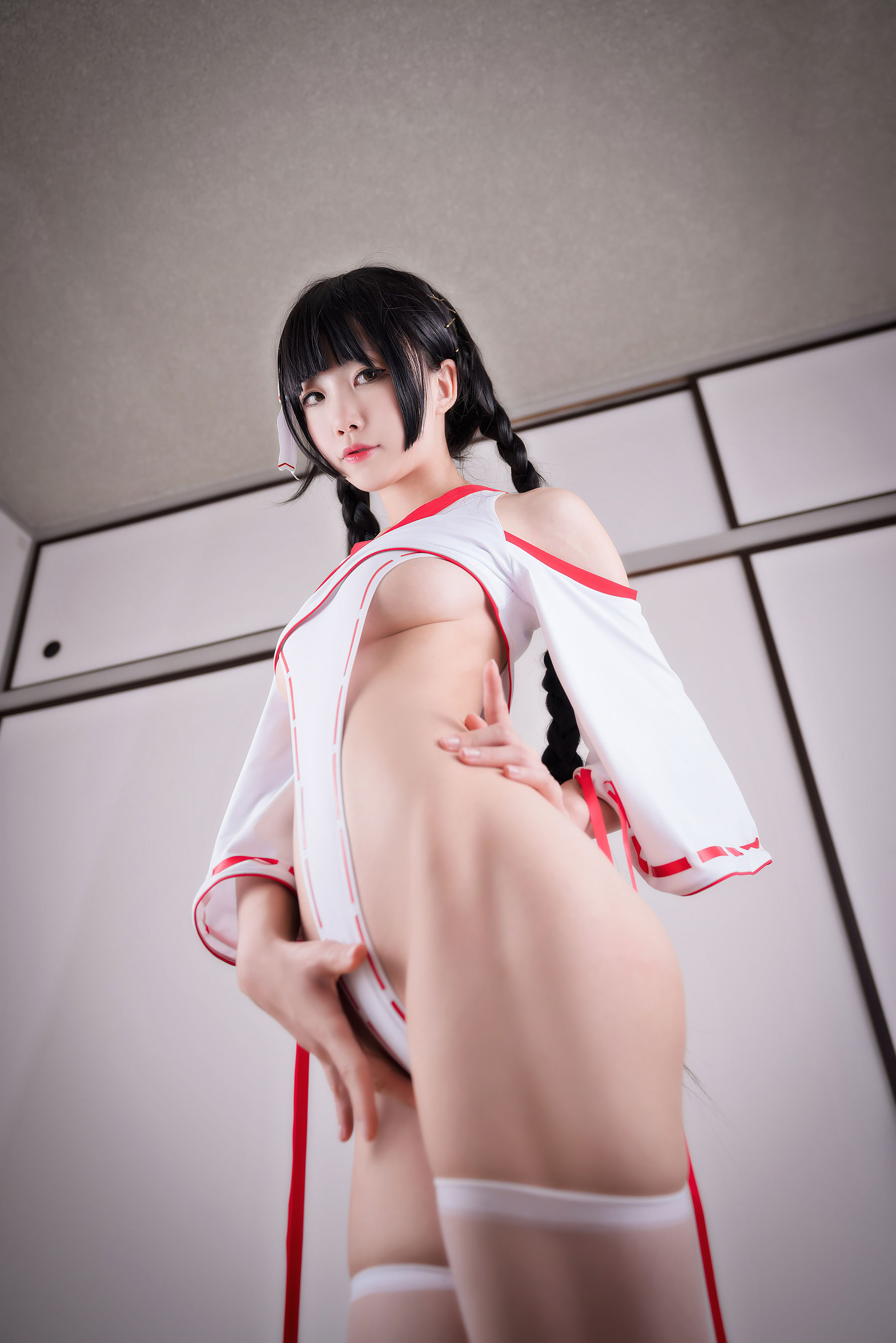 动漫博主水淼aqua - 巫女-图19