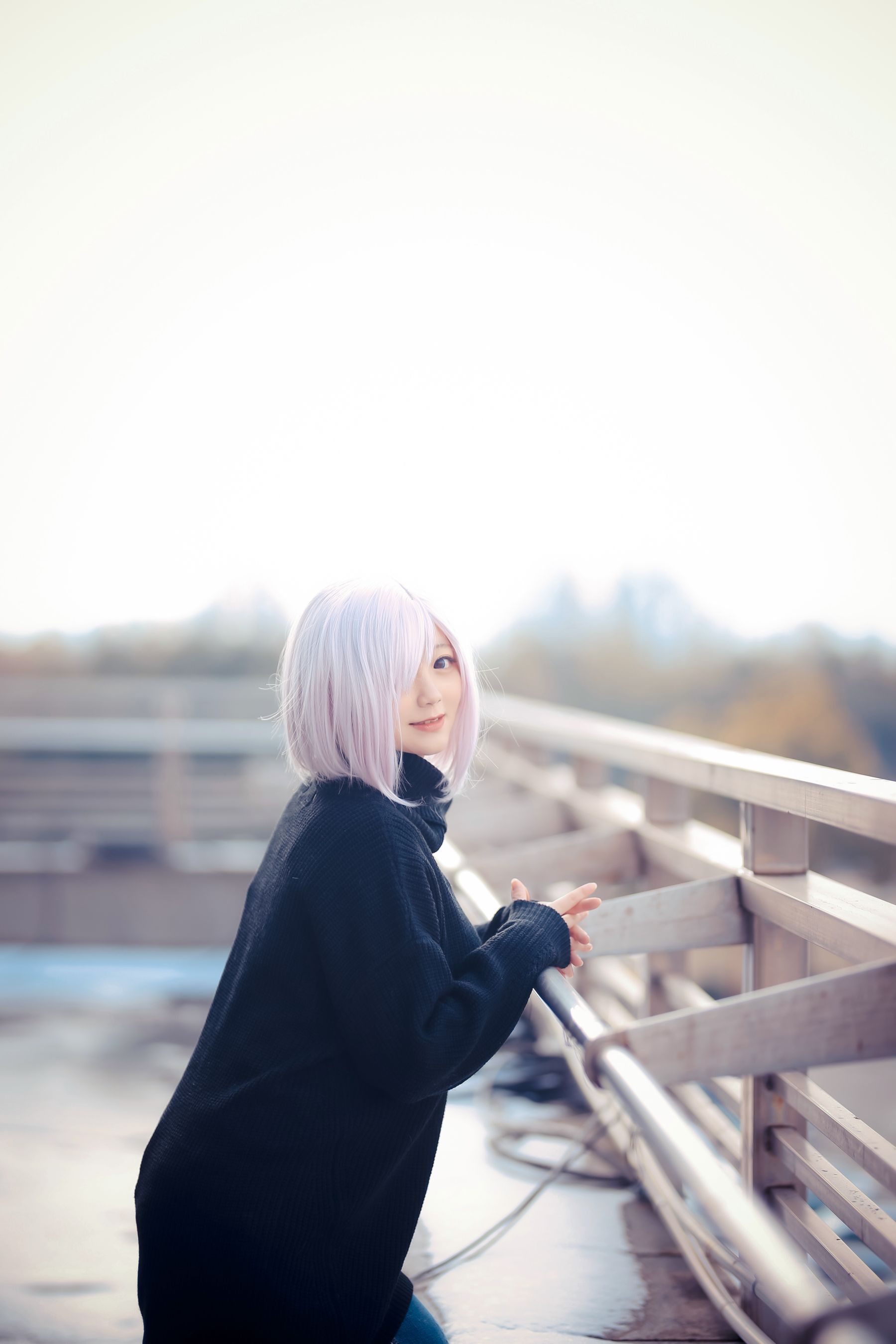 动漫博主弦音sic - 玛修 C93同人毛衣-图7