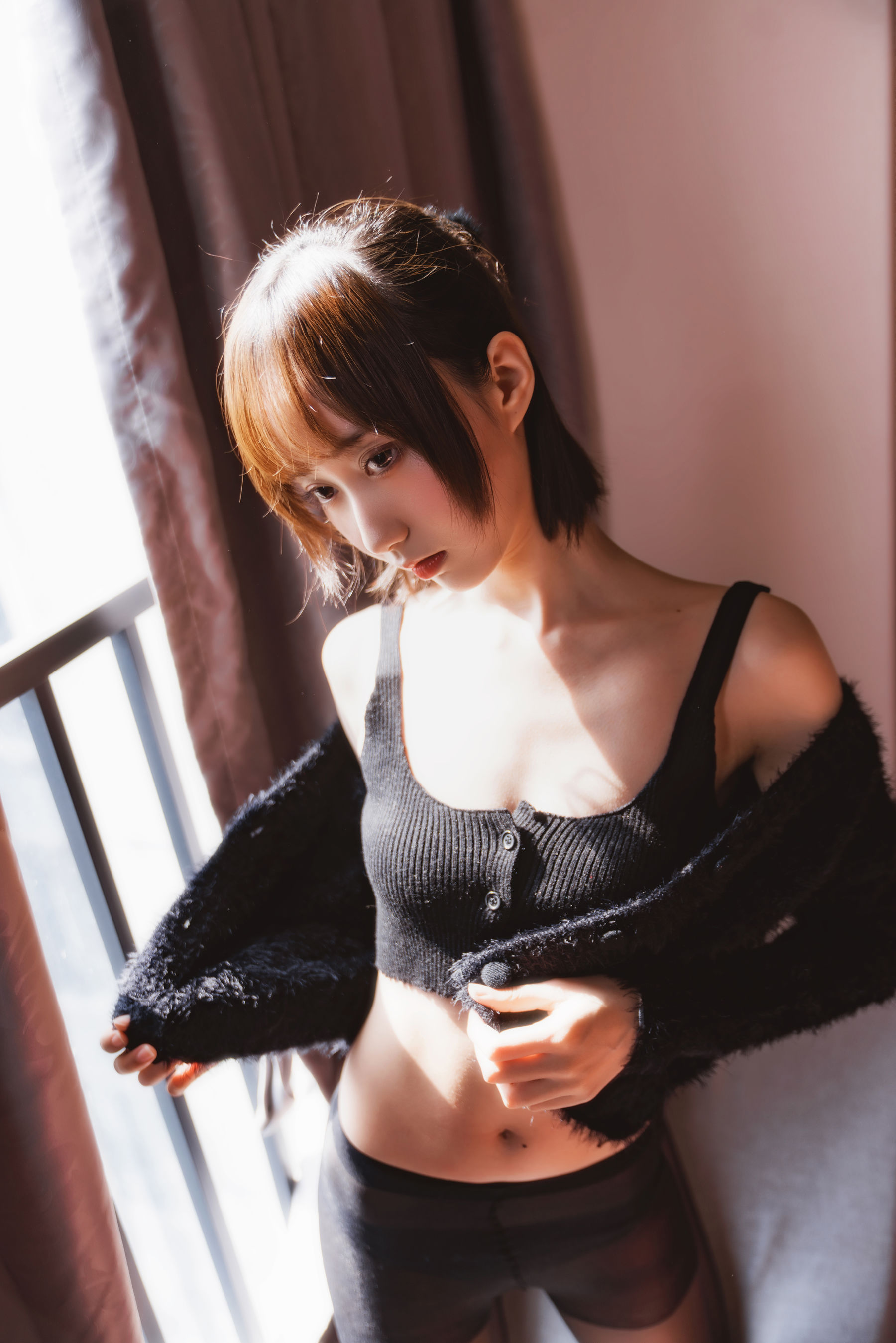 萌系小姐姐木绵绵OwO - 黑丝私房A-图2