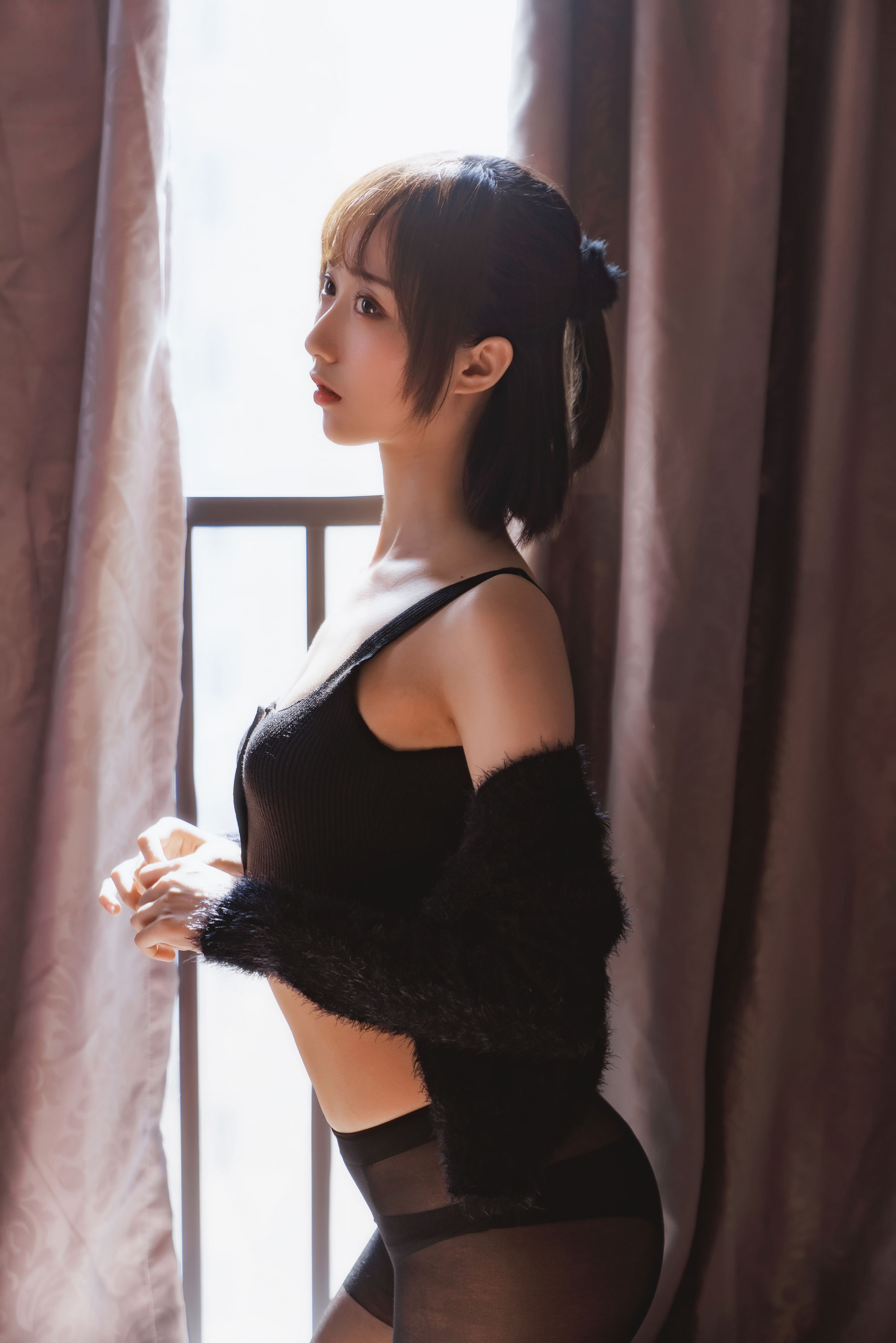 萌系小姐姐木绵绵OwO - 黑丝私房A-图5