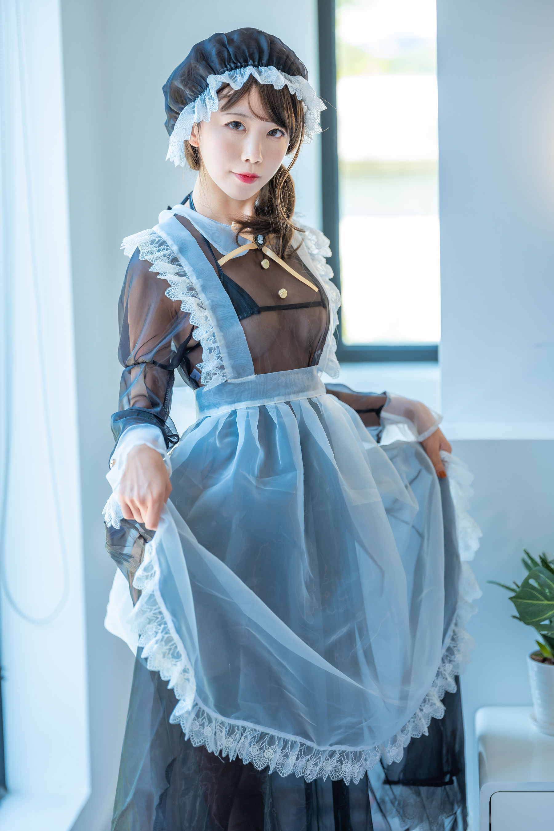 动漫博主水淼aqua - 透明女仆-图2
