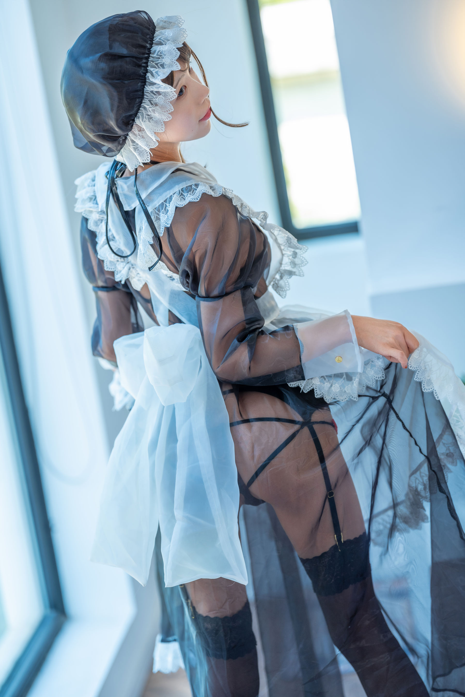 动漫博主水淼aqua - 透明女仆-图3