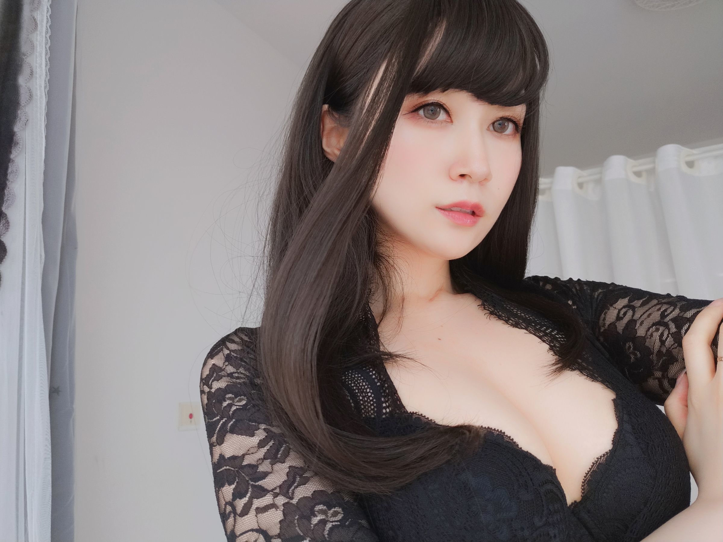 Coser小姐姐白银 - 蕾丝OL-图58