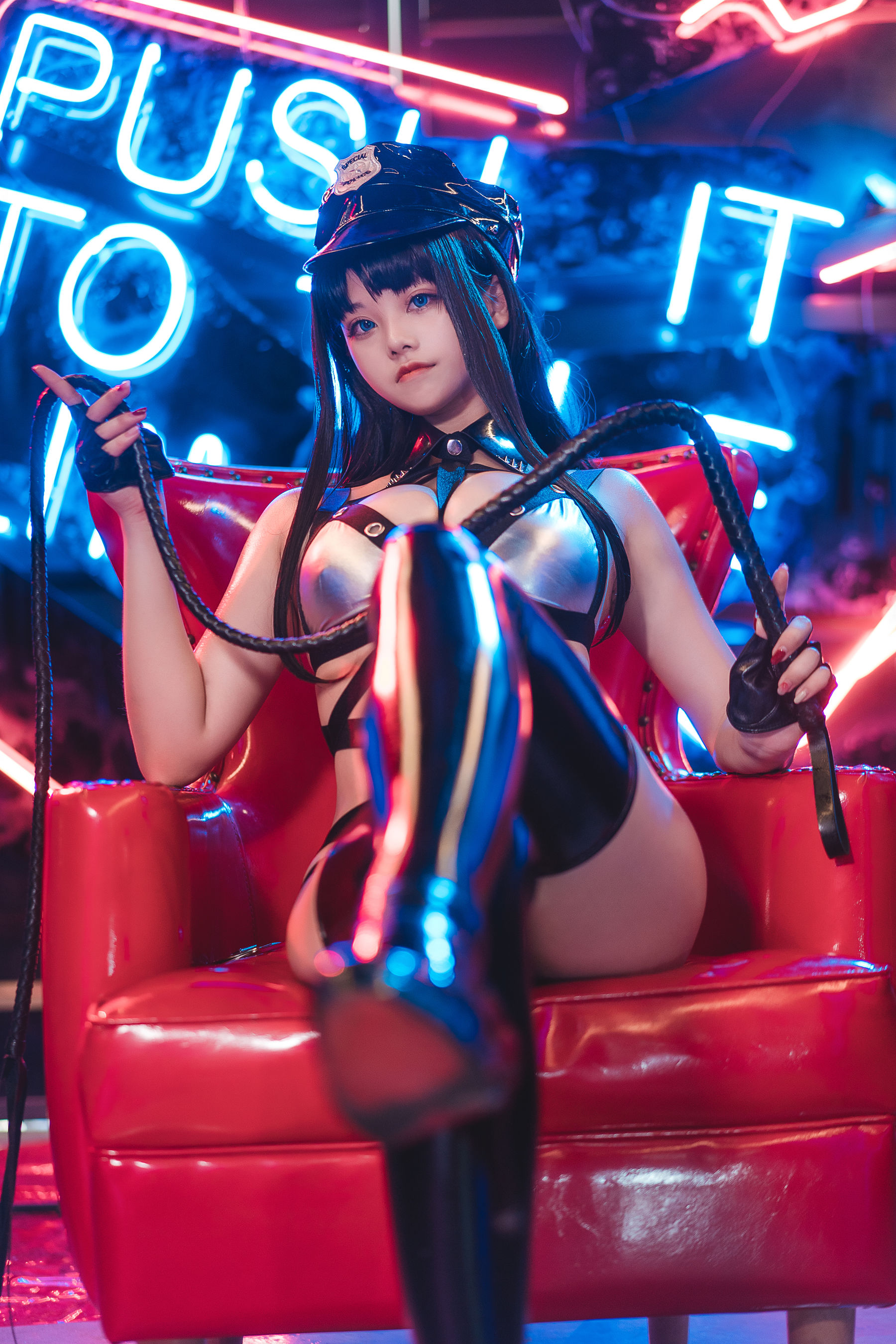 萌系小姐姐蜜汁猫裘 - 女警-图9