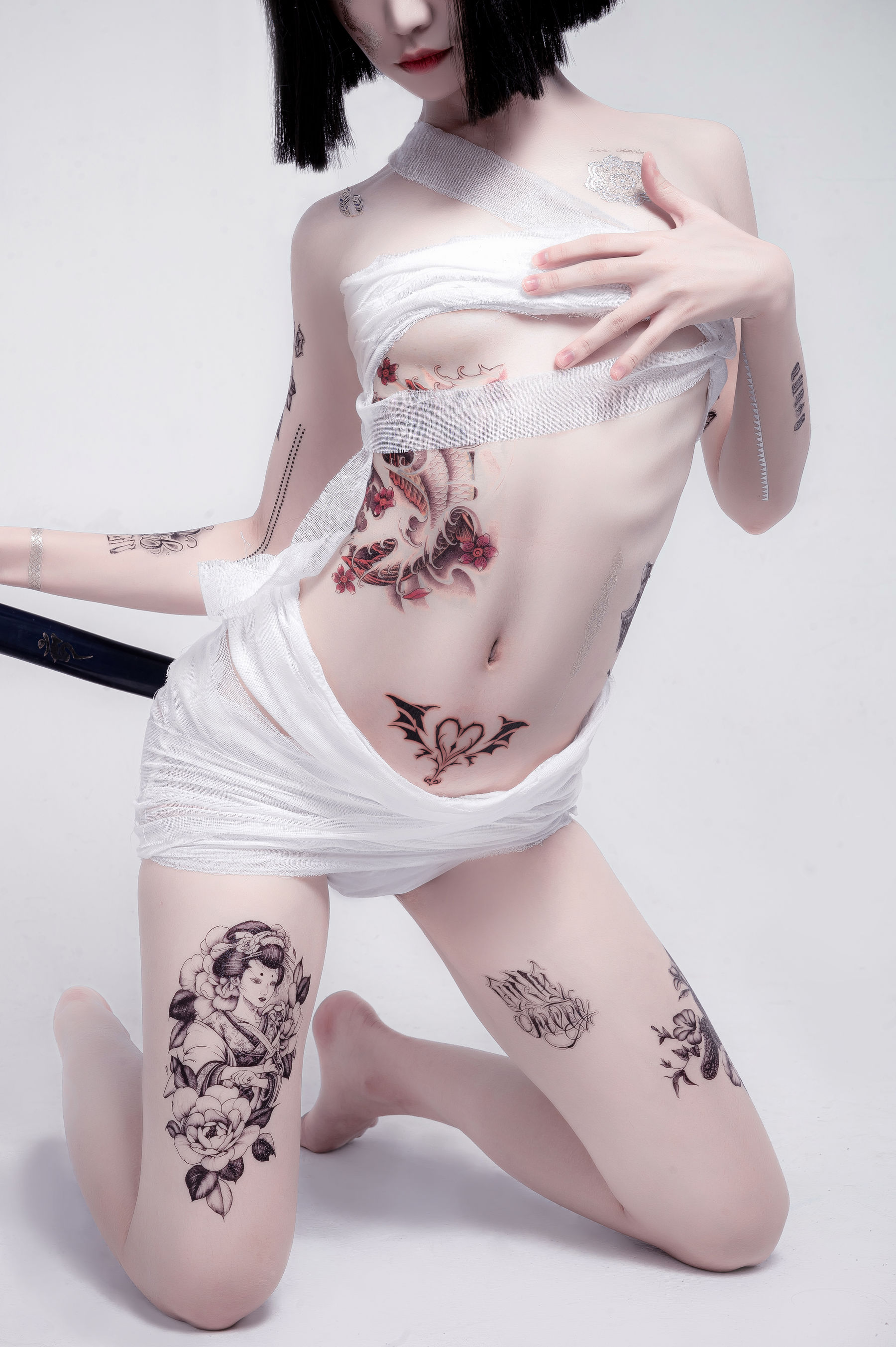 动漫博主阮邑_Fairy - 绑带和武士-图25