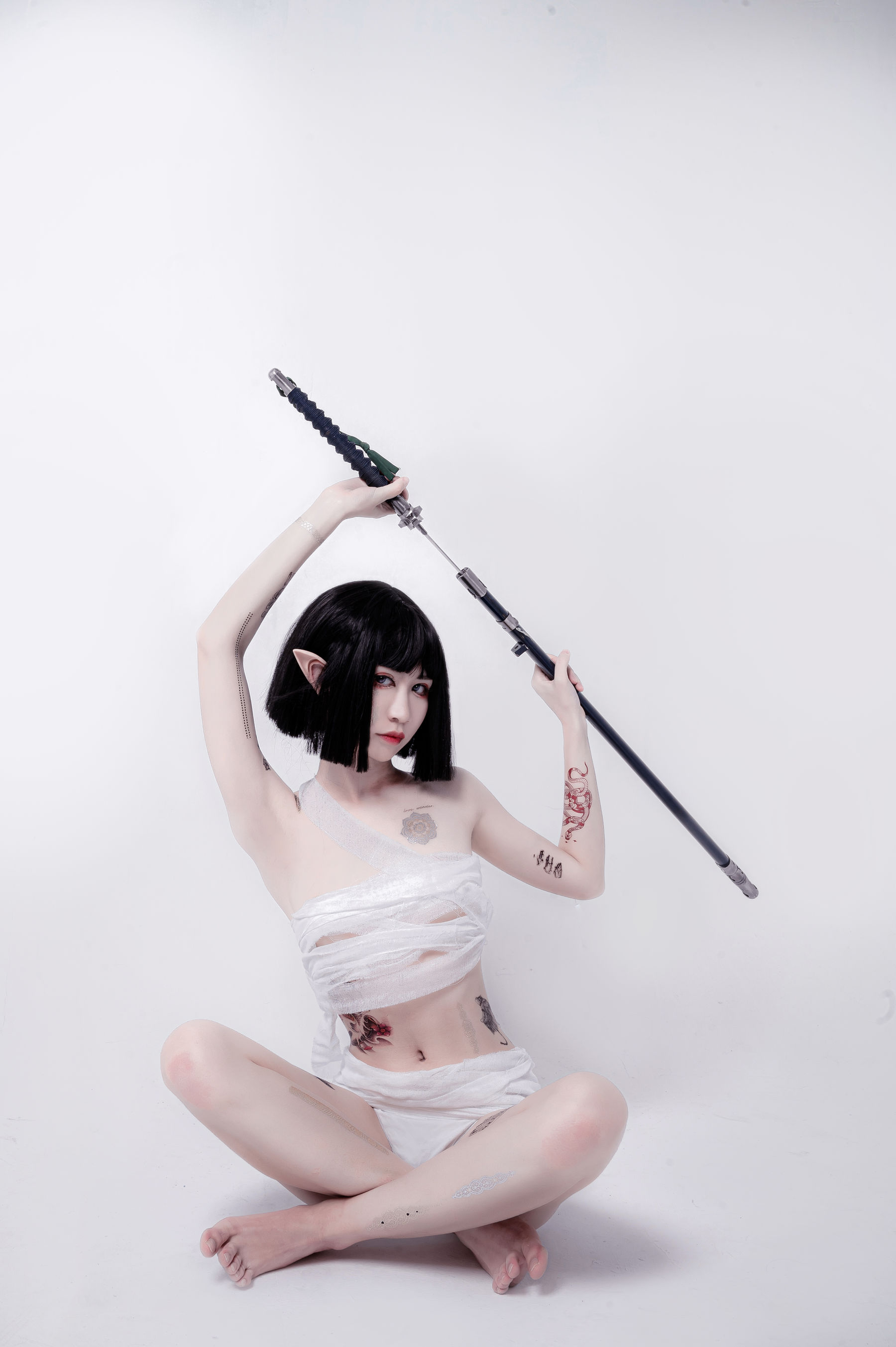 动漫博主阮邑_Fairy - 绑带和武士-图29