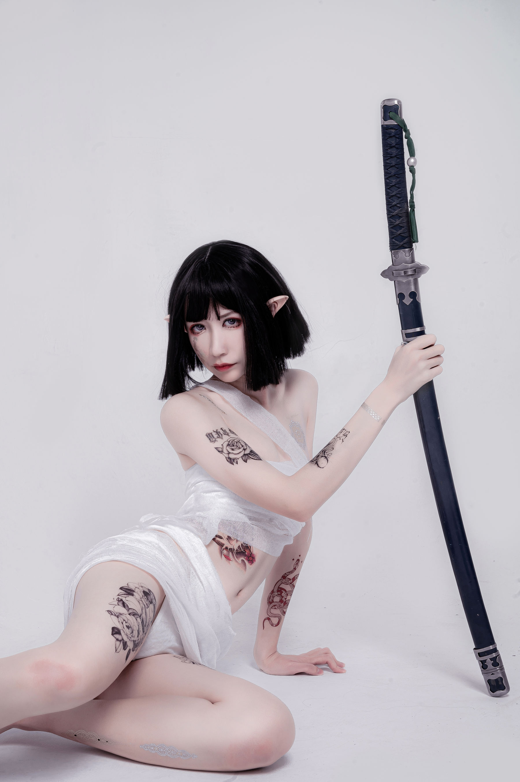 动漫博主阮邑_Fairy - 绑带和武士-图30