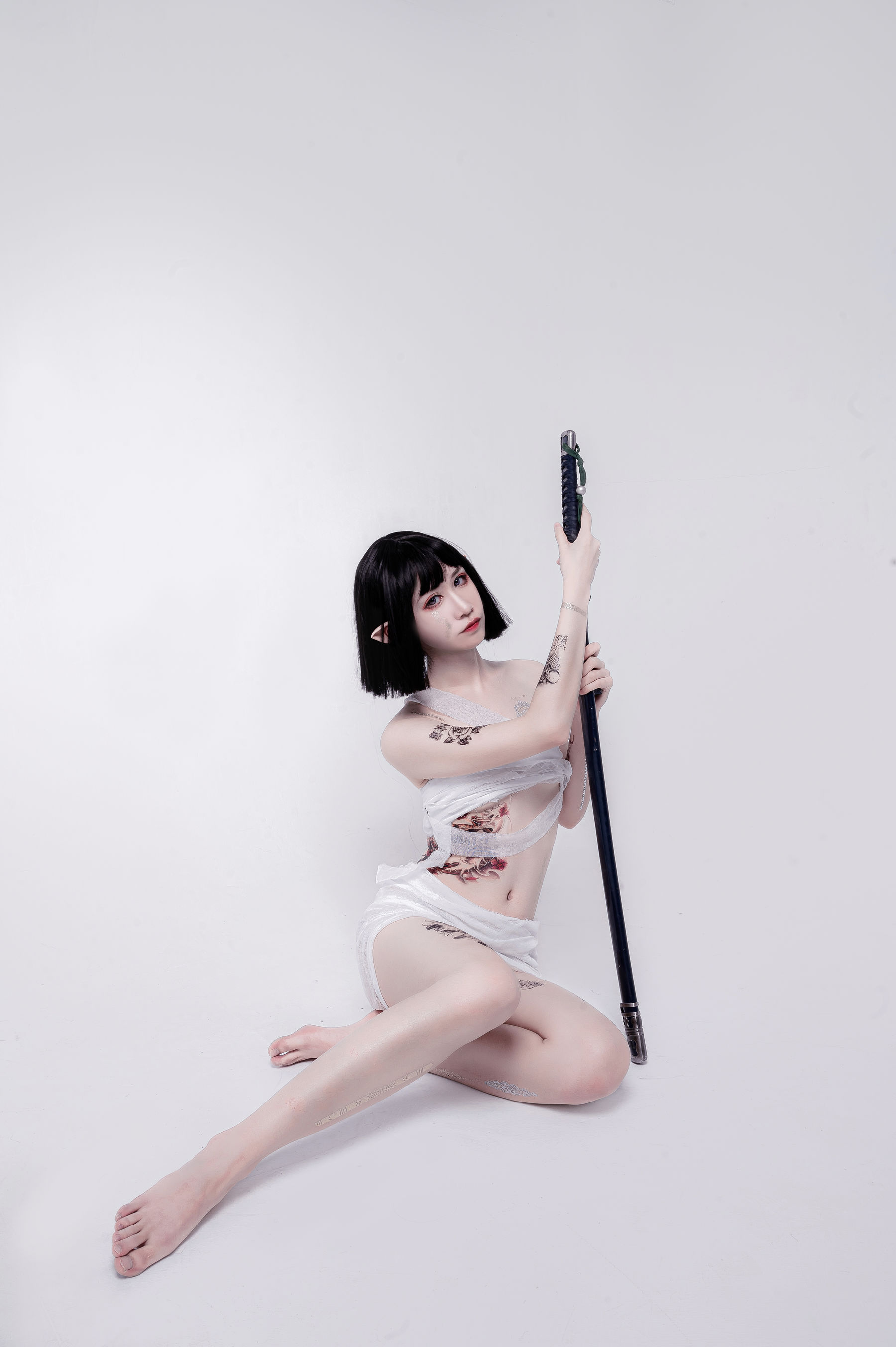 动漫博主阮邑_Fairy - 绑带和武士-图31