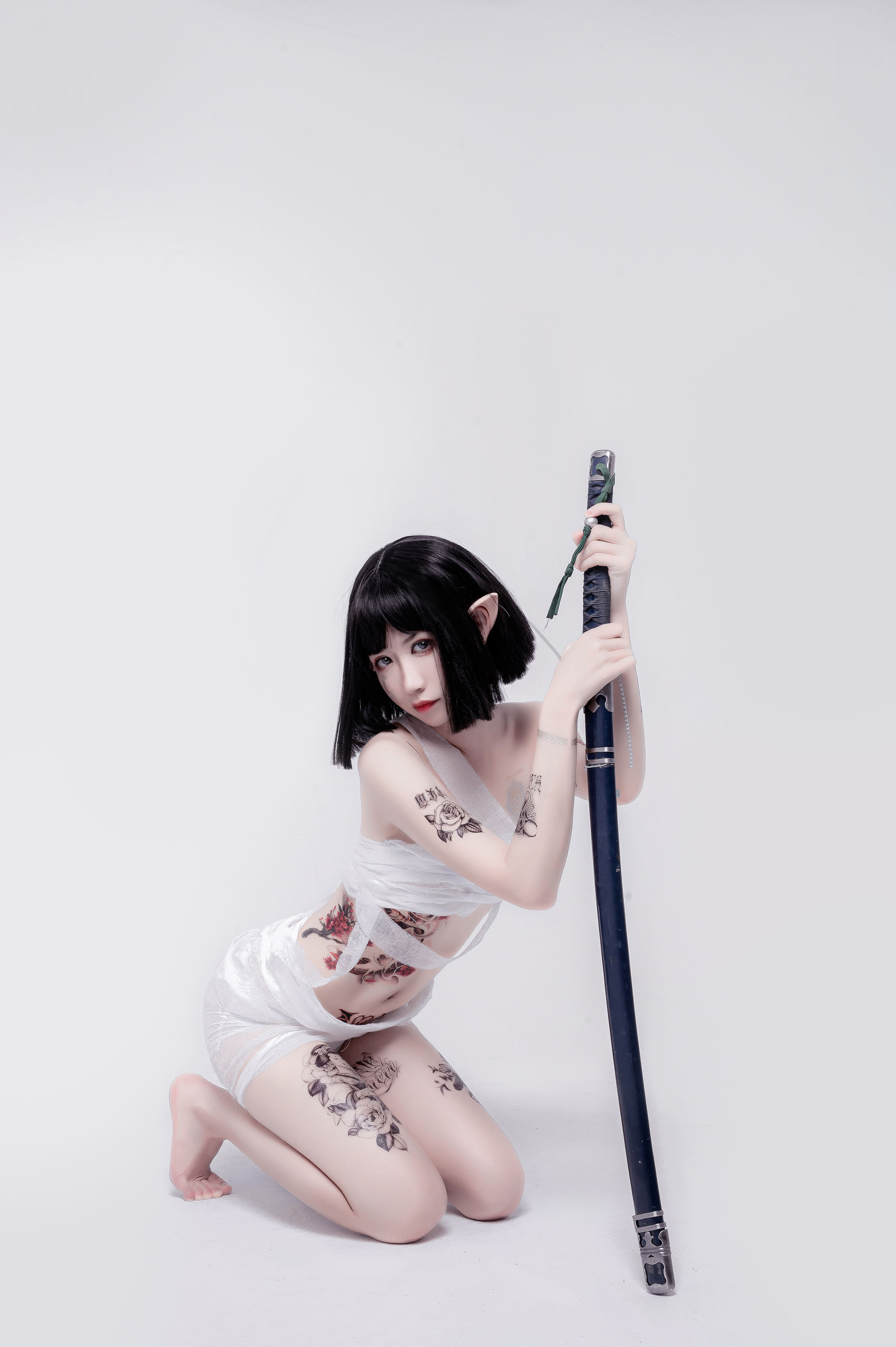 动漫博主阮邑_Fairy - 绑带和武士-图32