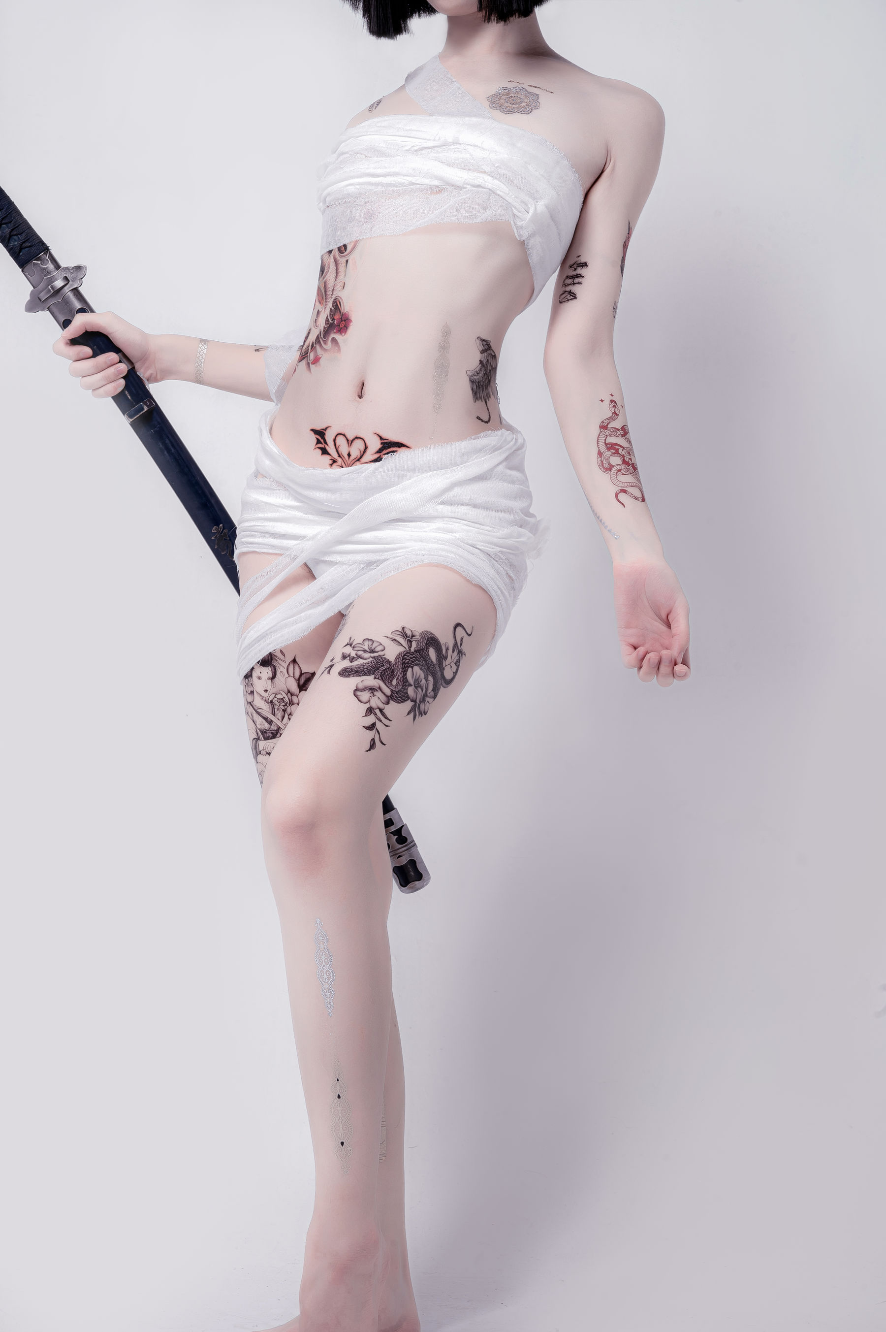 动漫博主阮邑_Fairy - 绑带和武士-图33