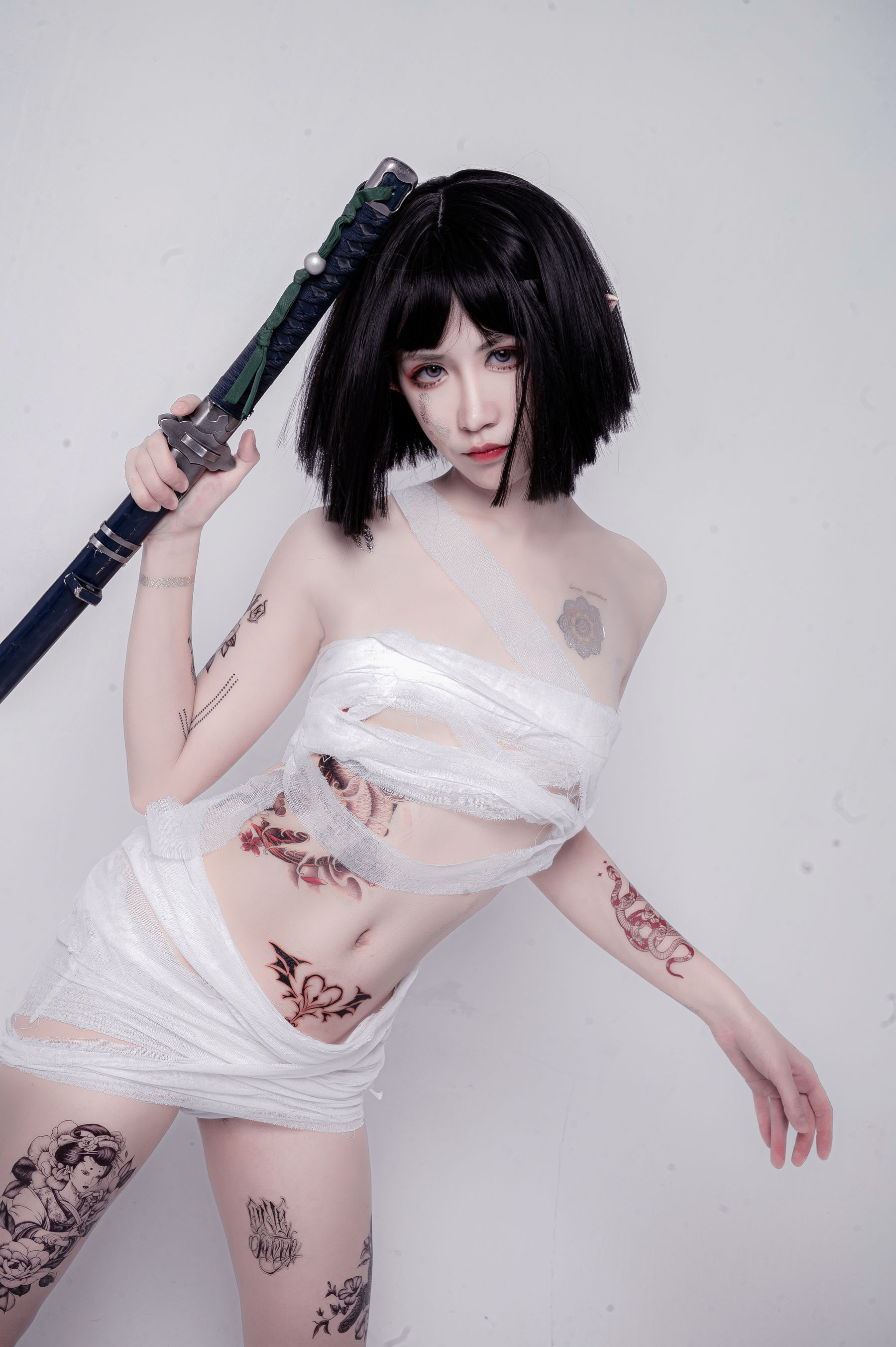 动漫博主阮邑_Fairy - 绑带和武士-图36