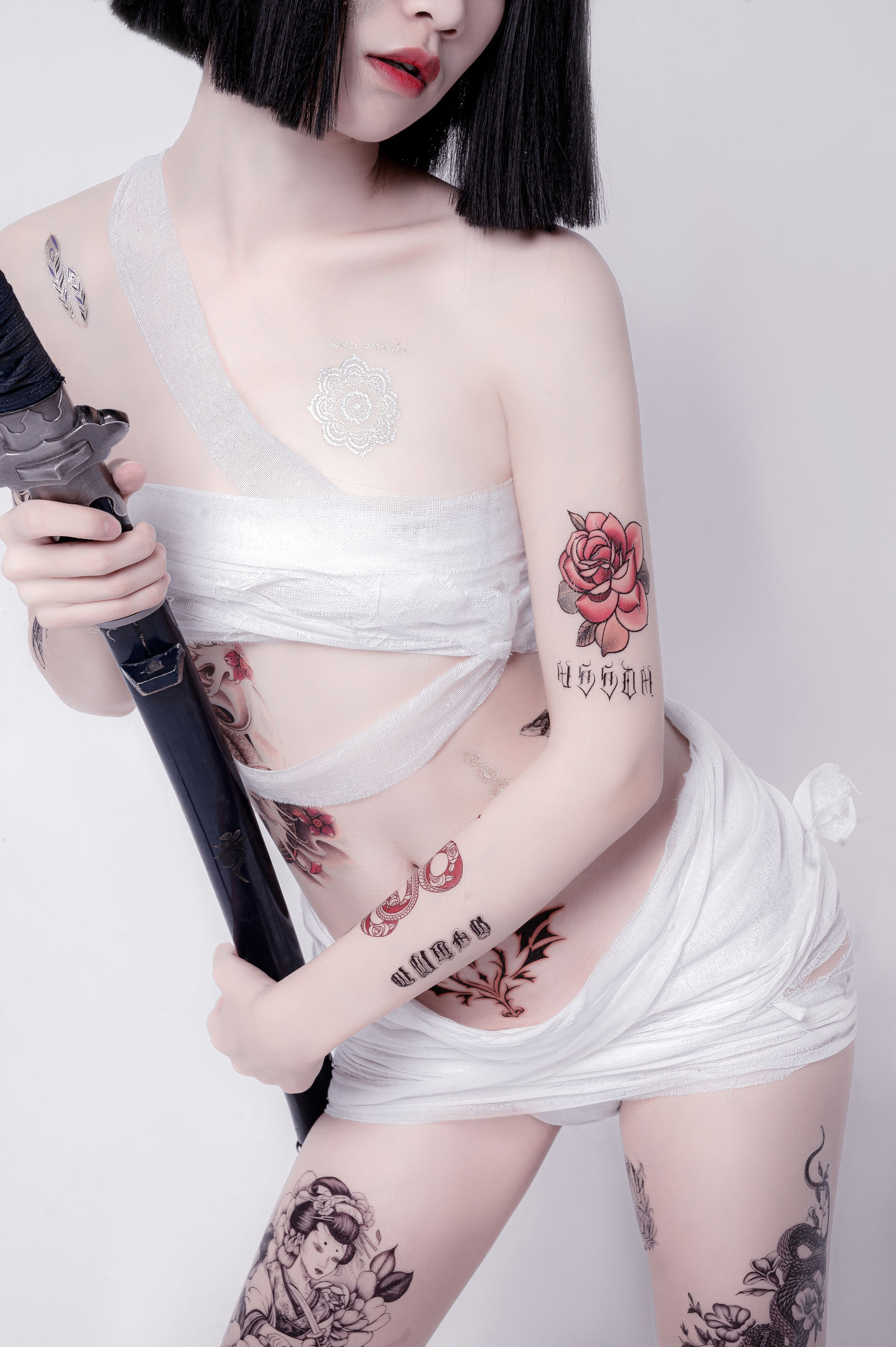 动漫博主阮邑_Fairy - 绑带和武士-图38