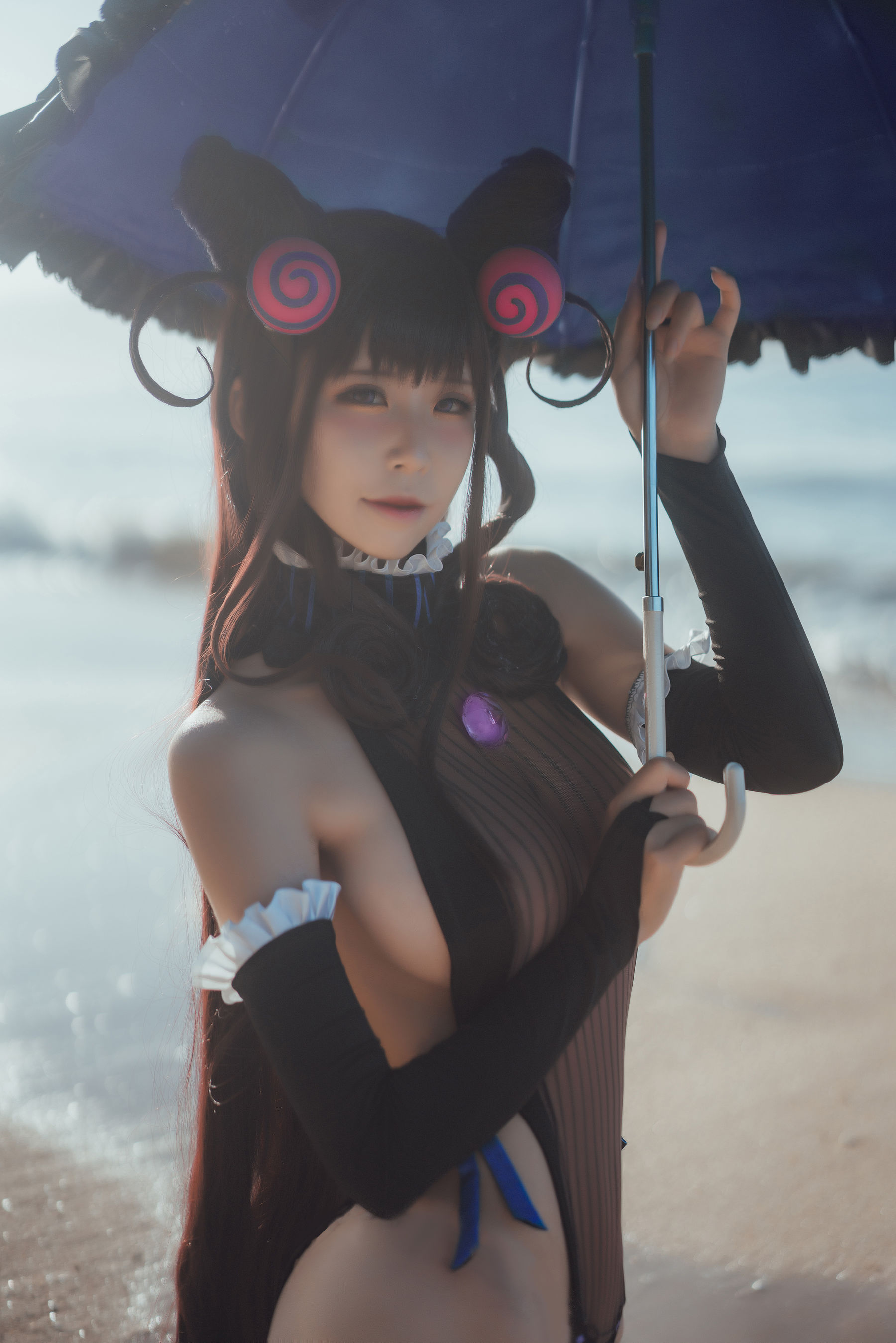 动漫博主爱老师_PhD - 紫式部 eno泳装-图4