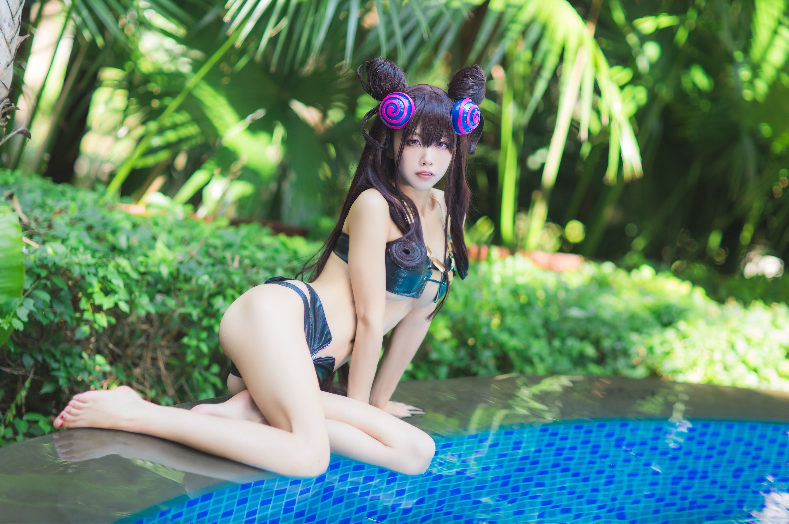 动漫博主水淼aqua - 紫式部水着Ver-图20