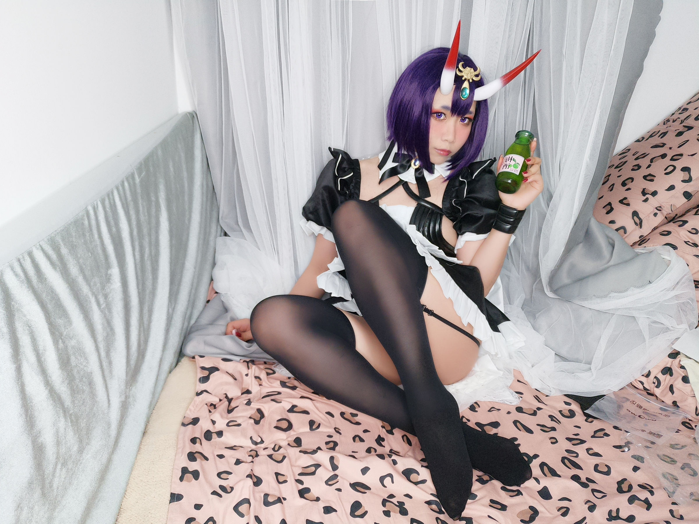 动漫博主贞子蜜桃oo - 酒吞童子 女仆-图20