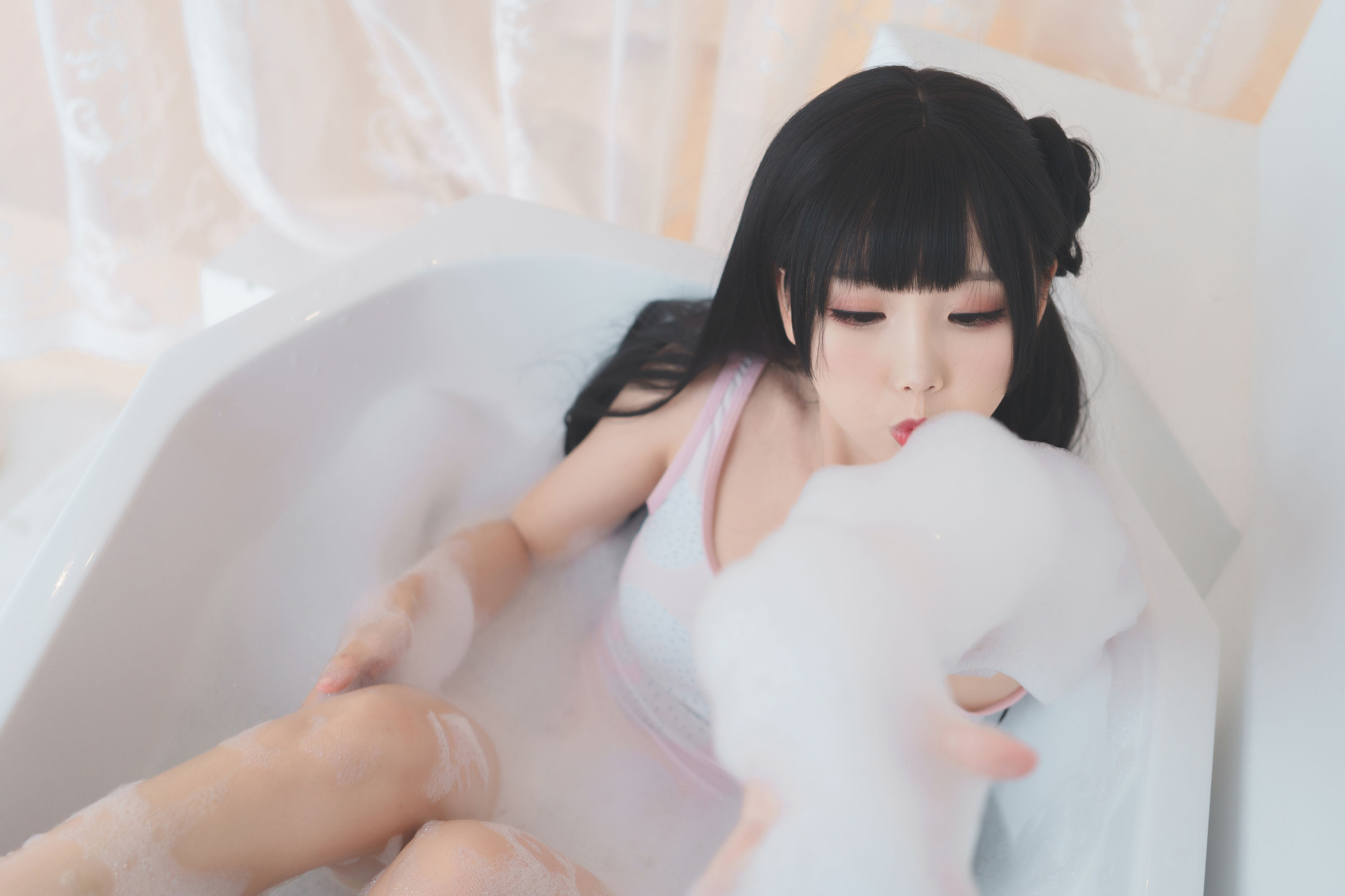可爱人气Coser面饼仙儿 - 浴缸泡泡-图18