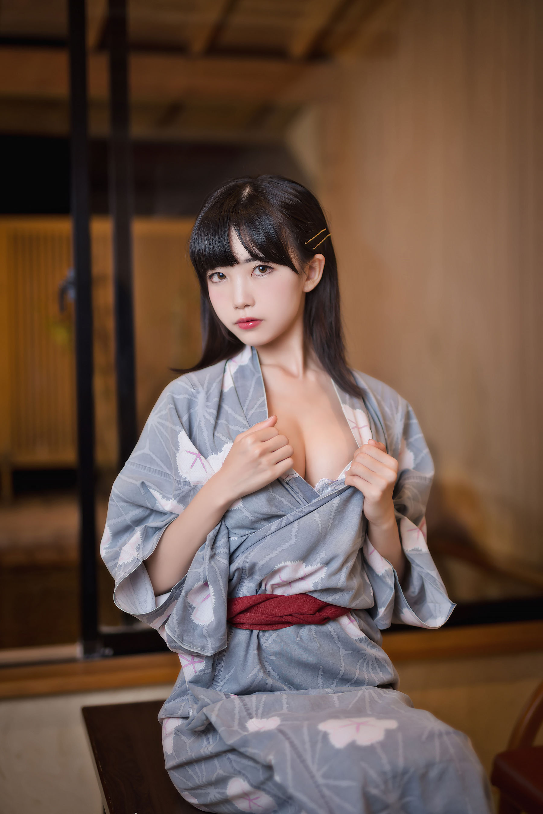 动漫博主水淼aqua - 温泉和服-图5