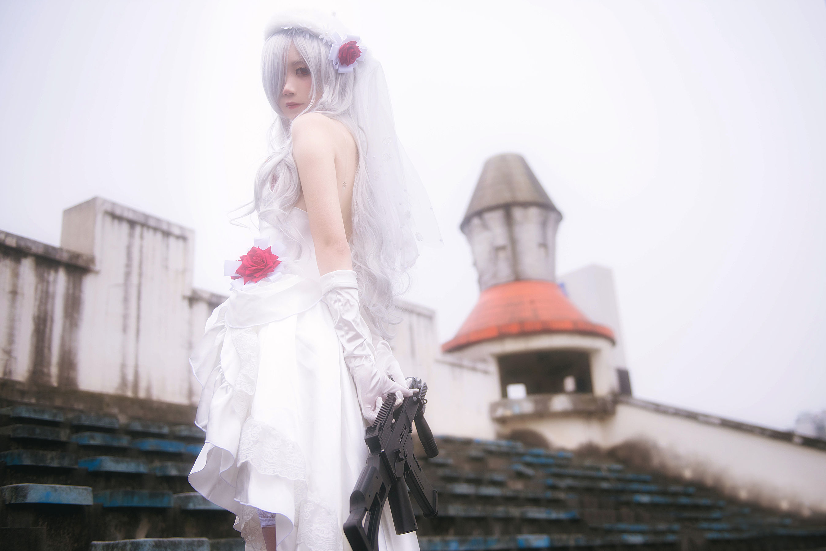 清纯少女五更百鬼 - 婚纱-图1