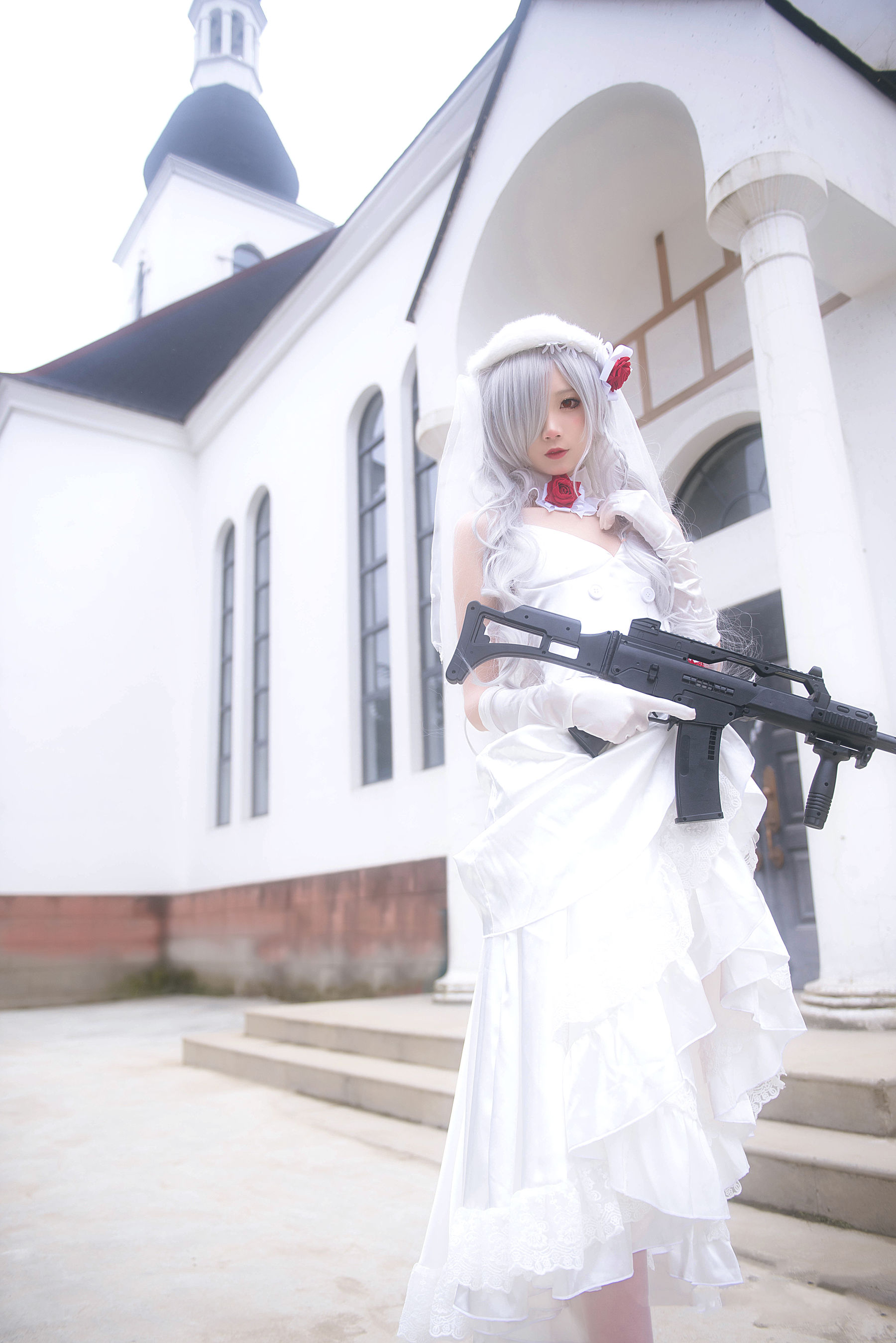清纯少女五更百鬼 - 婚纱-图3