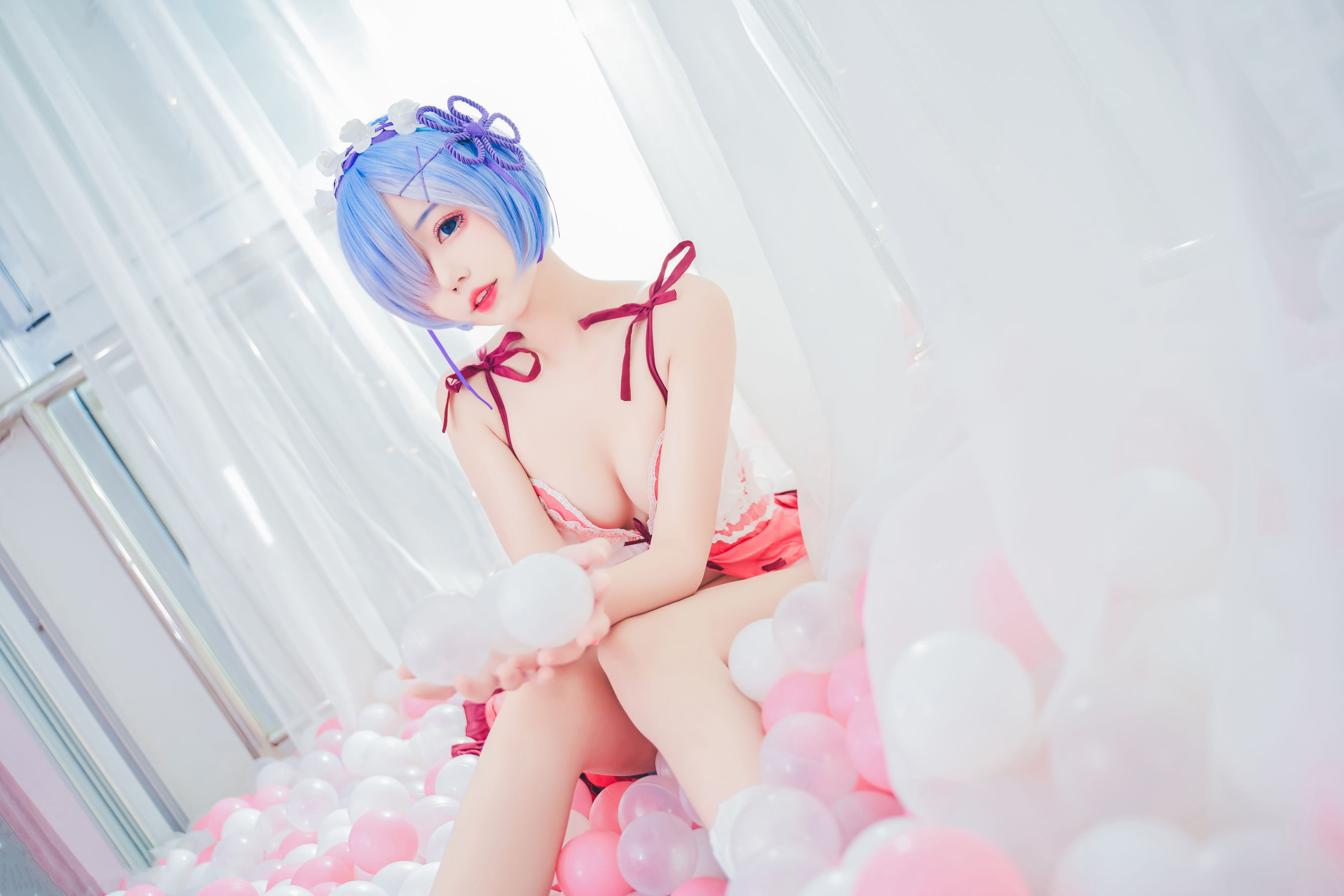 猫君君MaoJun - 粉嫩嫩的雷姆-图10
