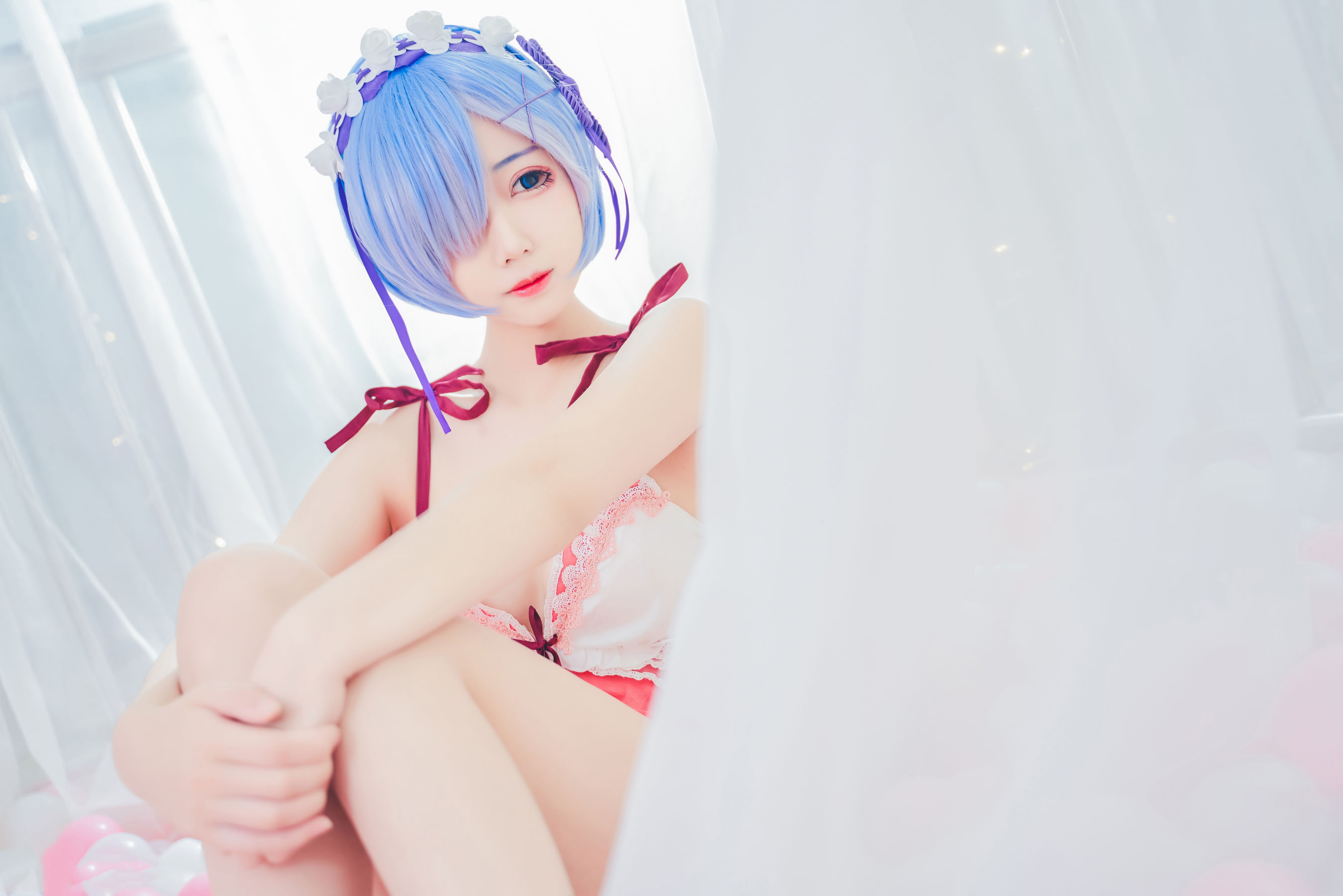 猫君君MaoJun - 粉嫩嫩的雷姆-图15