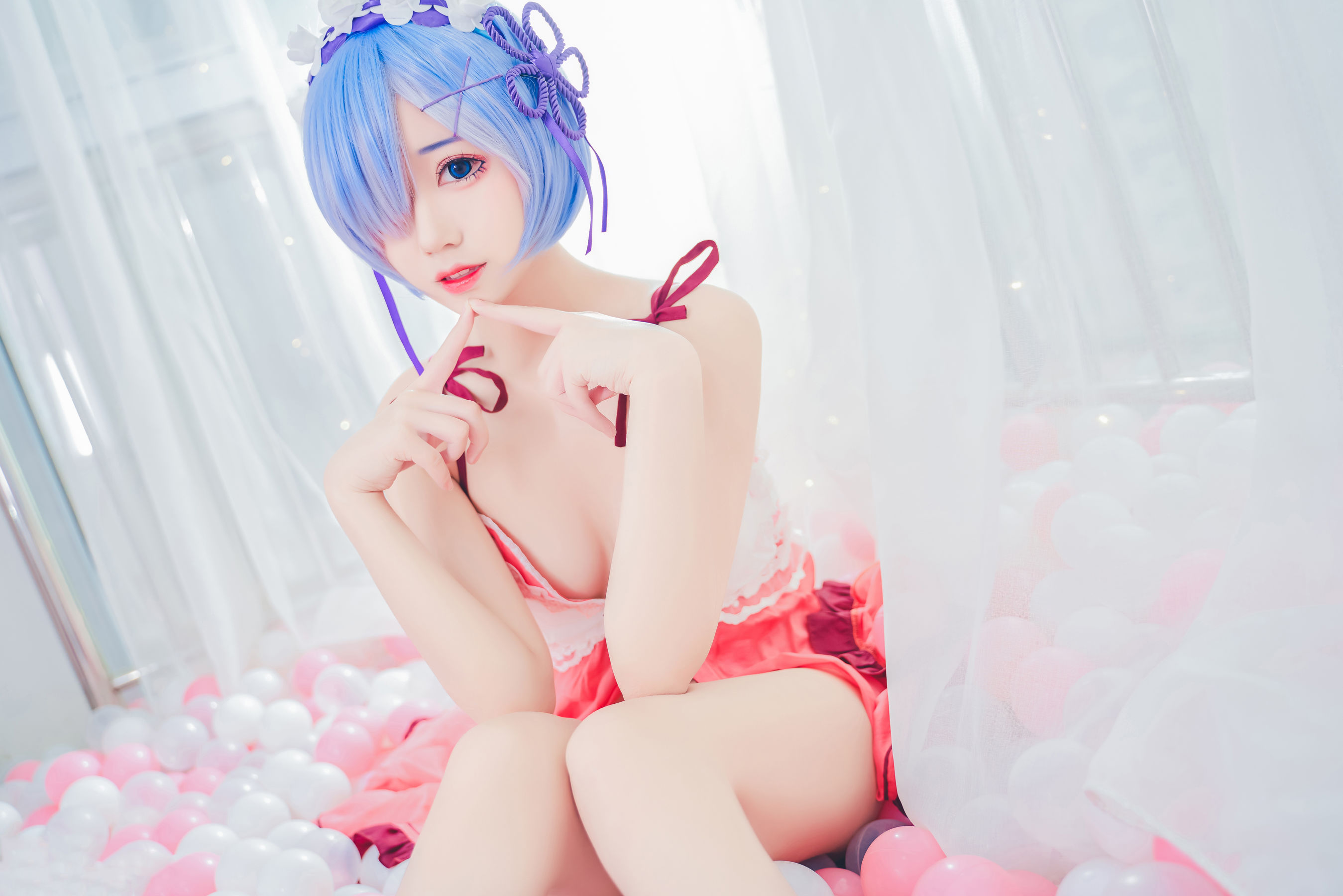 猫君君MaoJun - 粉嫩嫩的雷姆-图19