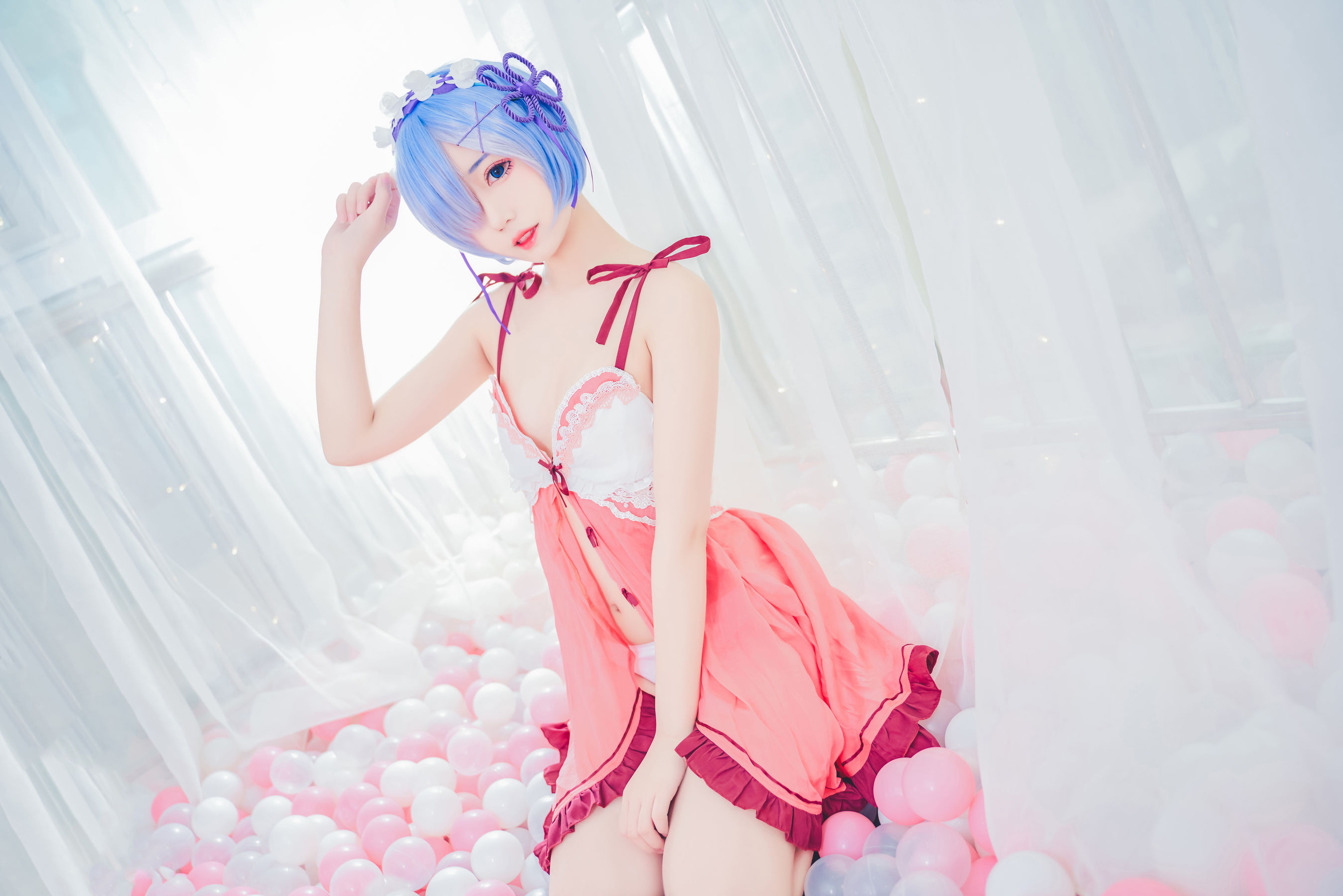 猫君君MaoJun - 粉嫩嫩的雷姆-图22