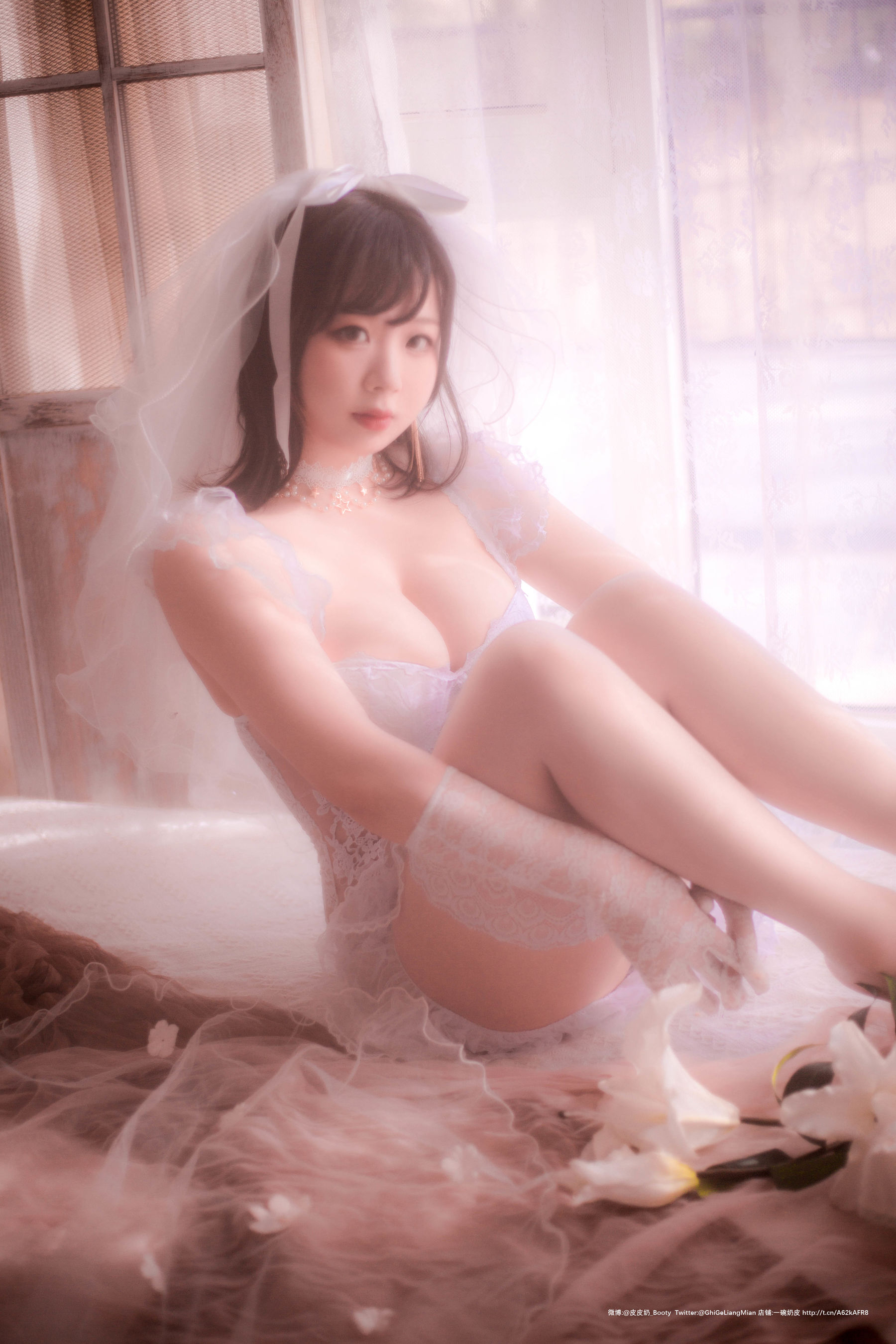 皮皮奶可可爱了啦 - 朦胧婚纱-图40
