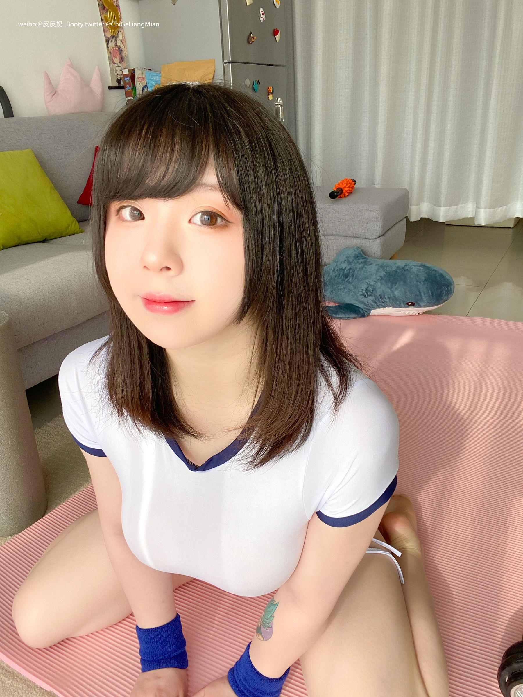 皮皮奶可可爱了啦 - 高叉体操服-图29