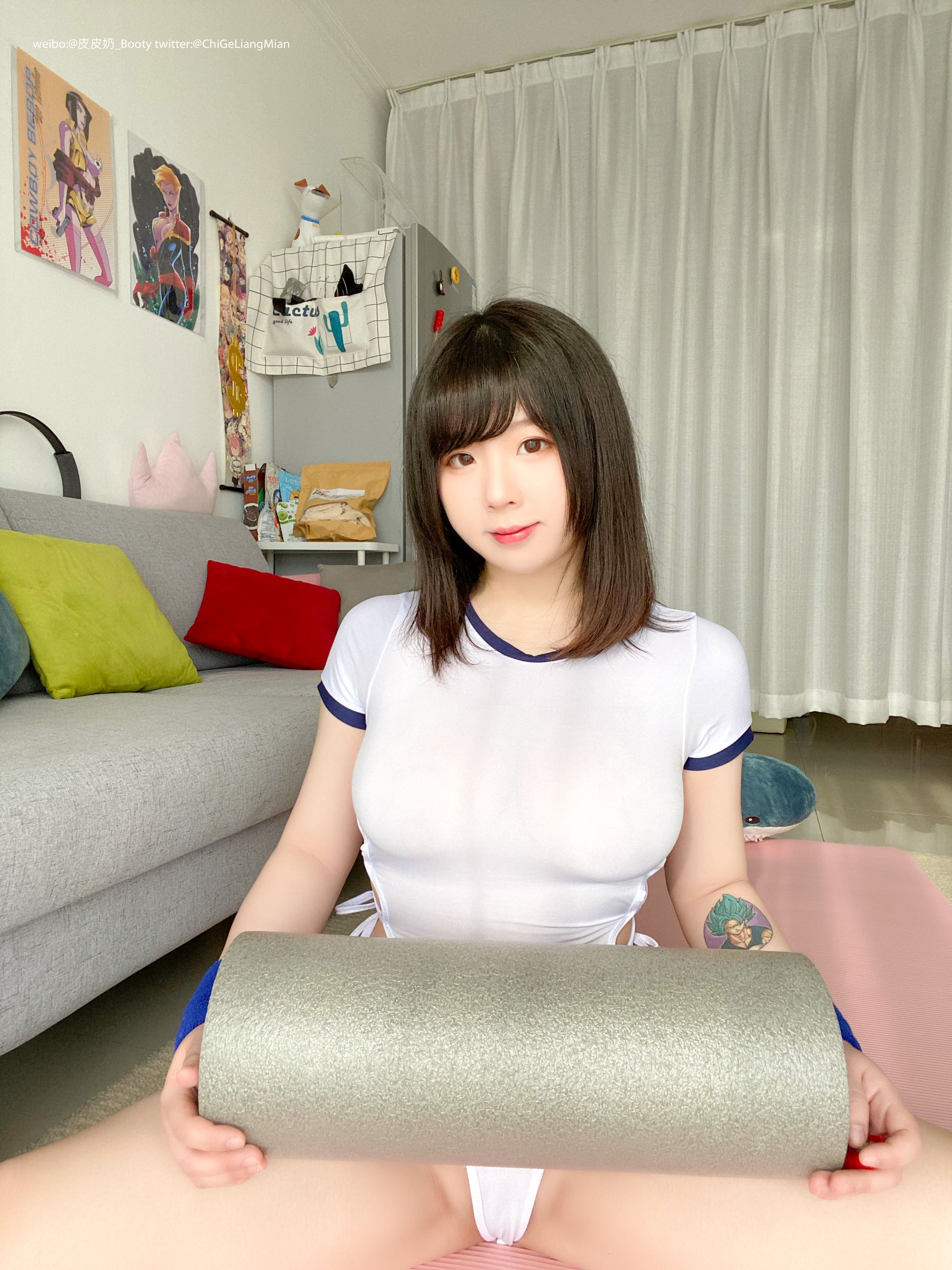 皮皮奶可可爱了啦 - 高叉体操服-图36