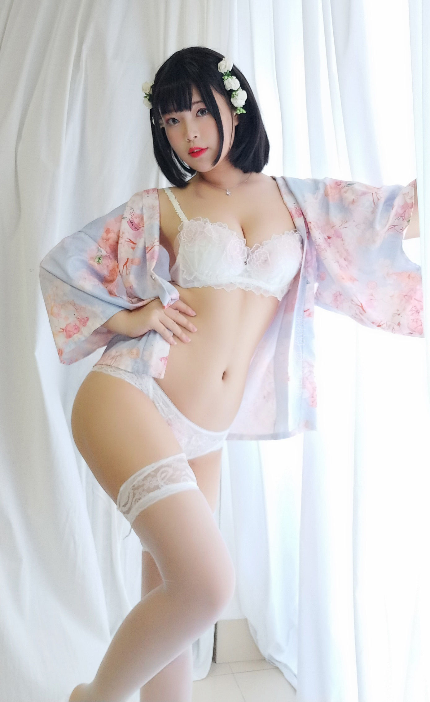 萌系小姐姐-白烨- - 花与酒与少女-图19