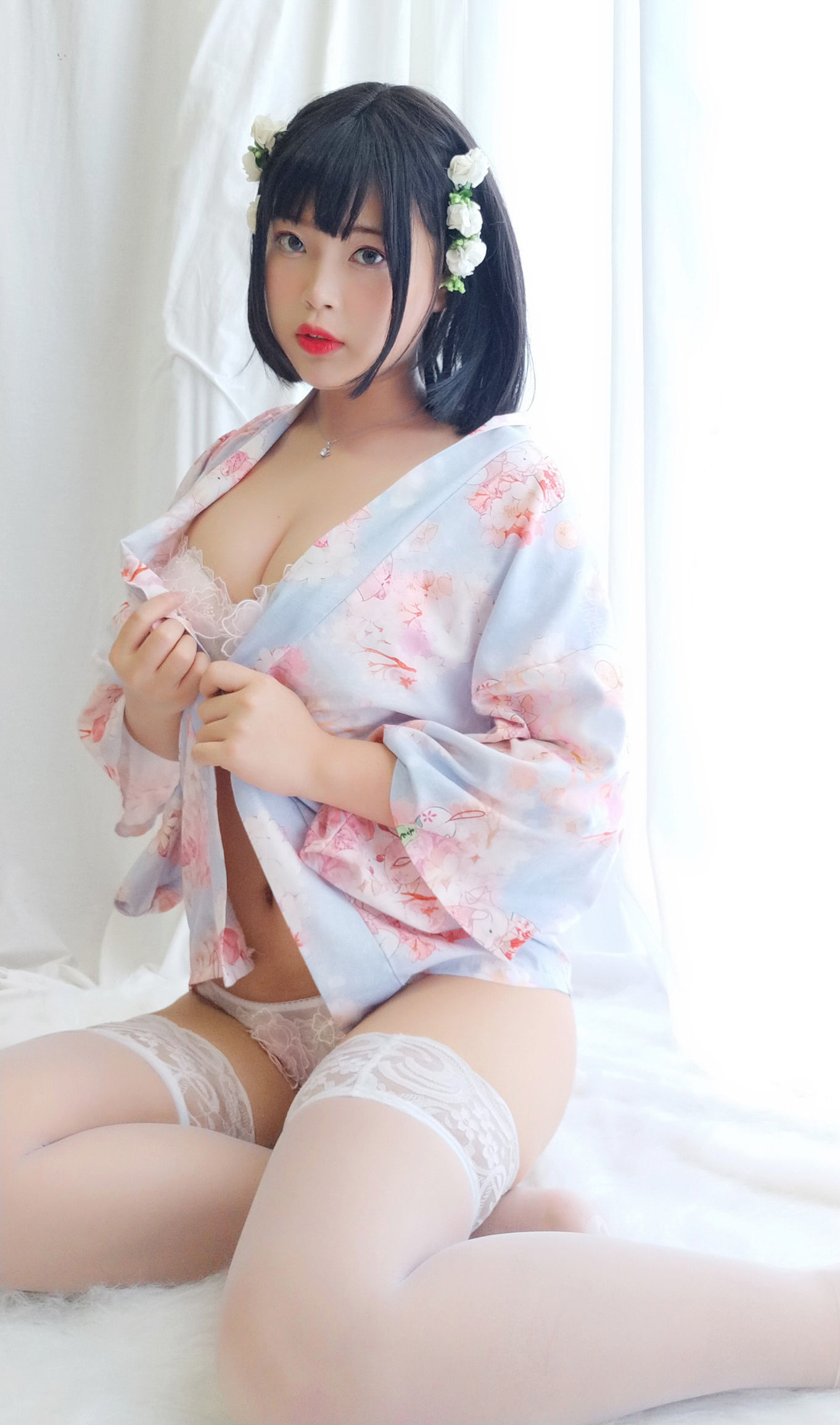 萌系小姐姐-白烨- - 花与酒与少女-图41