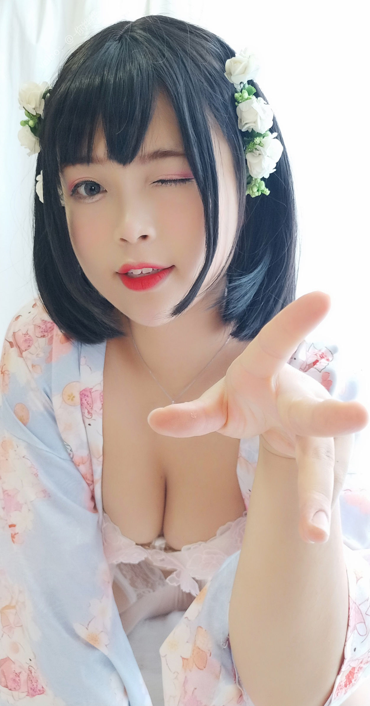 萌系小姐姐-白烨- - 花与酒与少女-图47