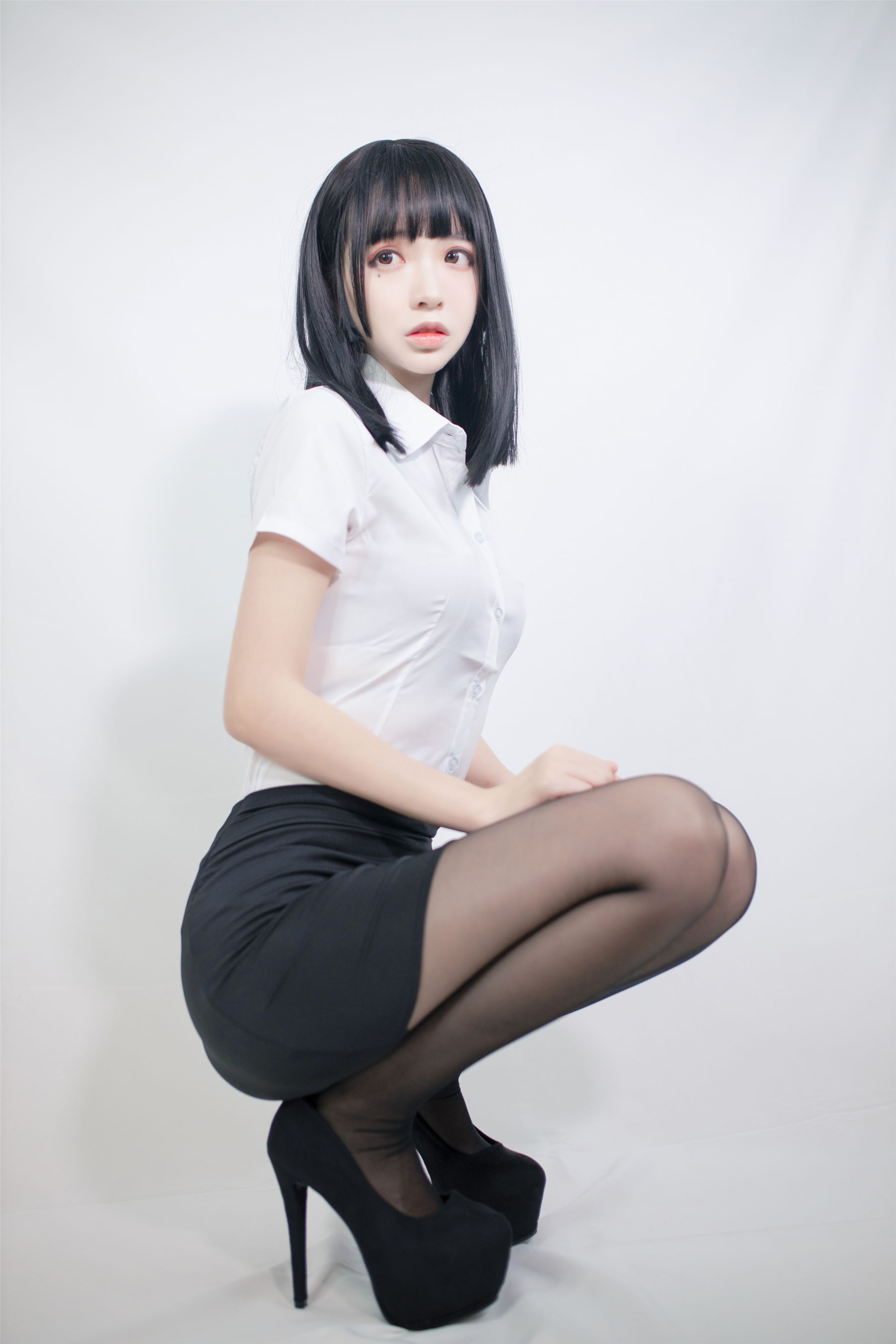 疯猫ss - OL制服-图0