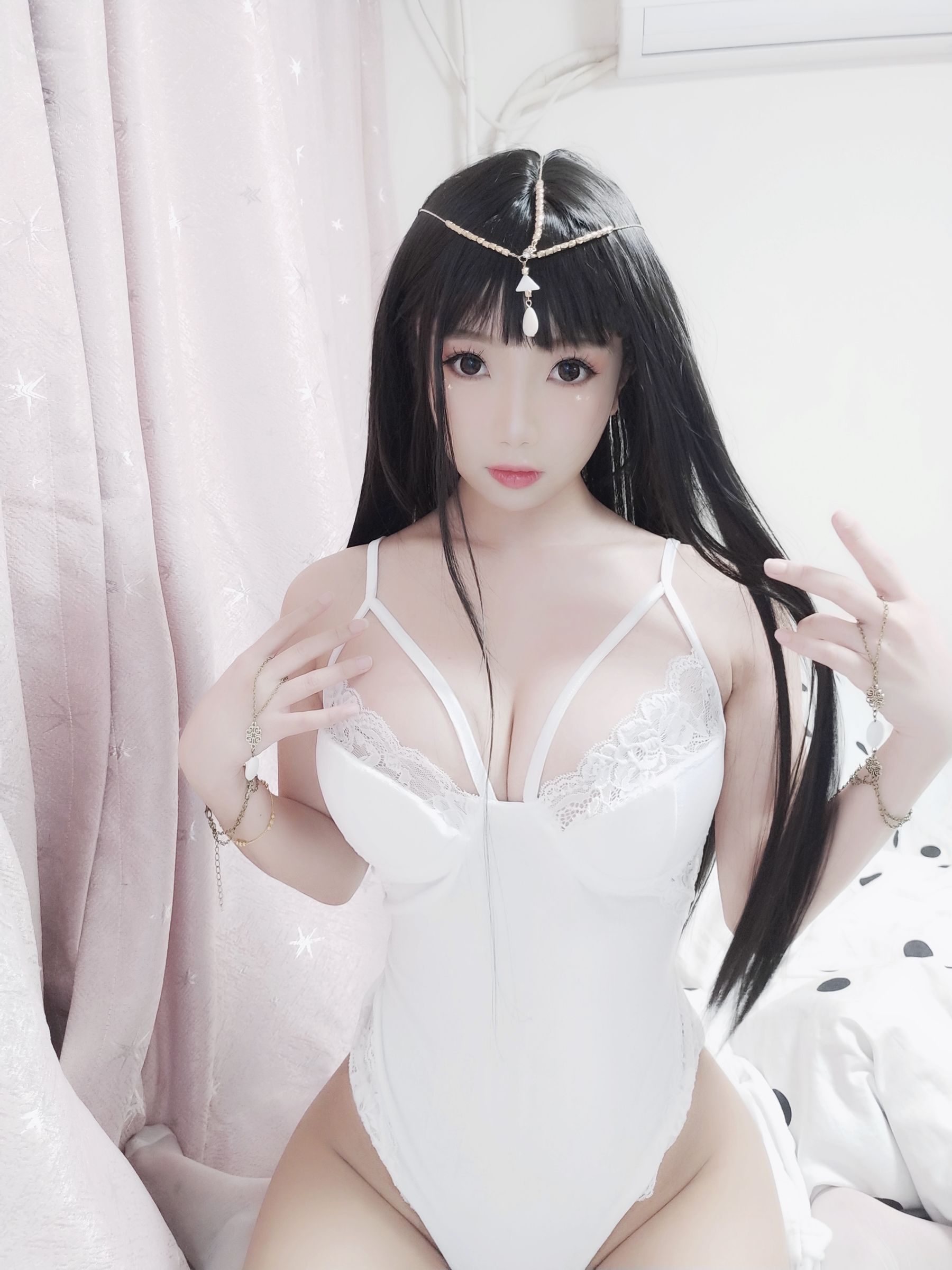 白嫩美少女鬼畜瑶 - 白色埃及瑶-图25