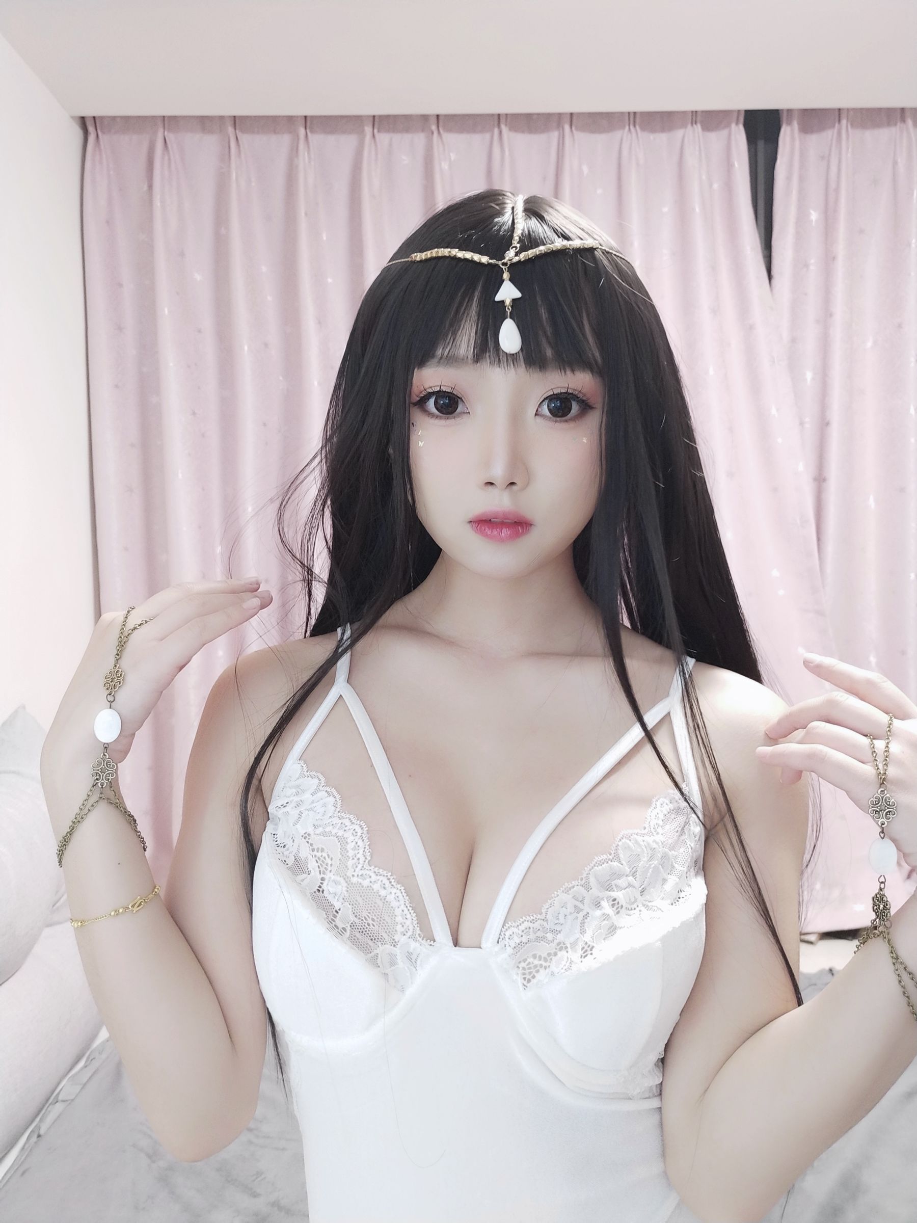 白嫩美少女鬼畜瑶 - 白色埃及瑶-图5