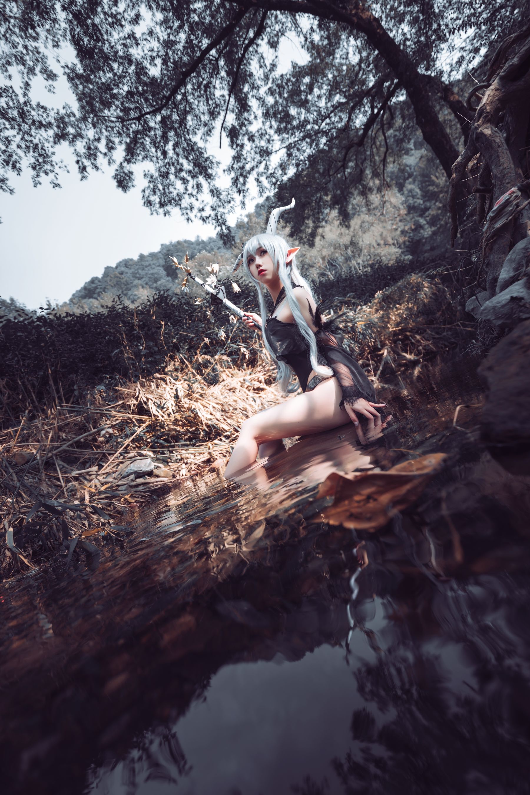 芋圆侑子SJ_ - 闪灵泳装-图4