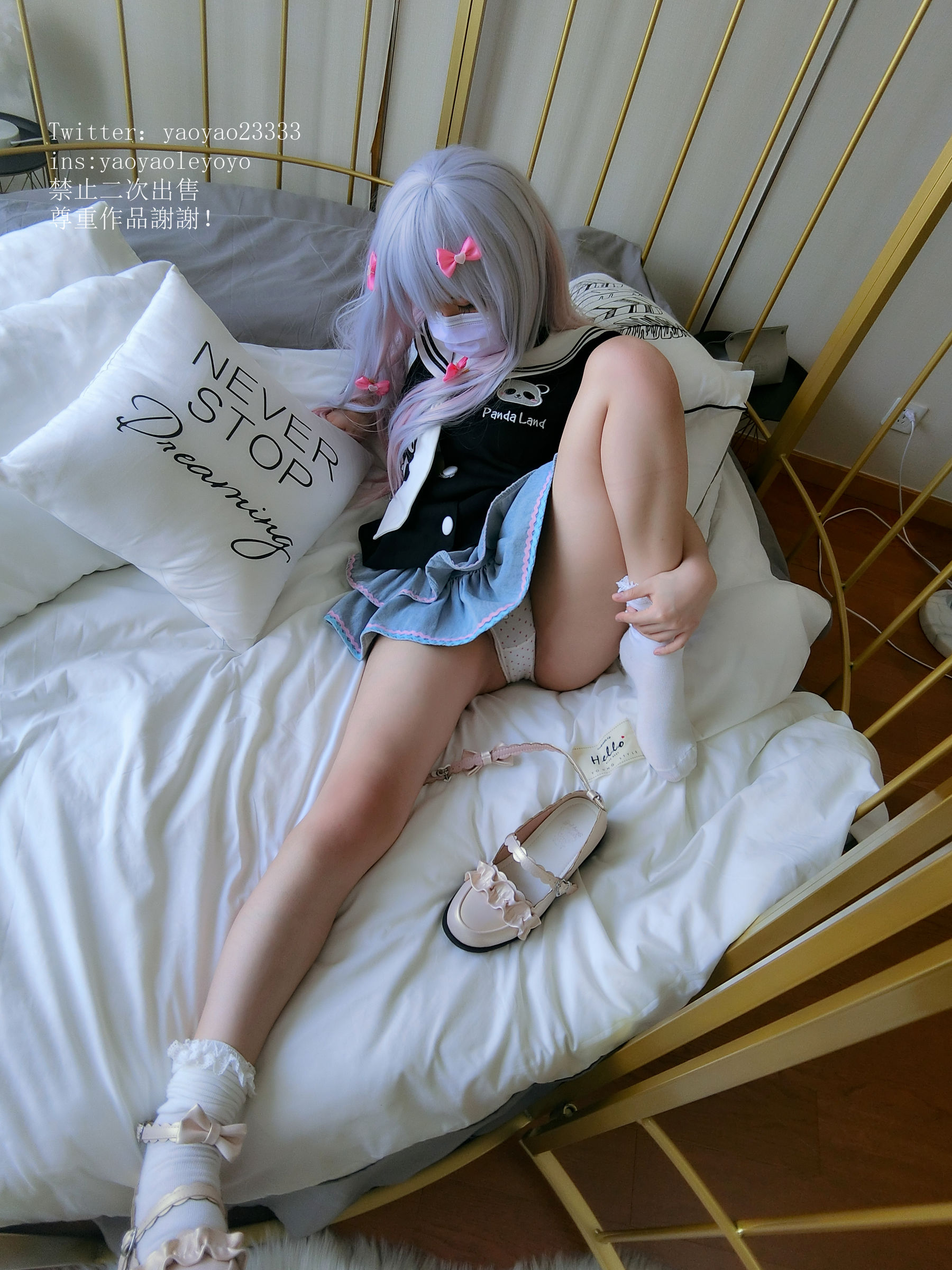 萌妹子Coser摇摇乐yoyo - 嫩足萝莉系-图42