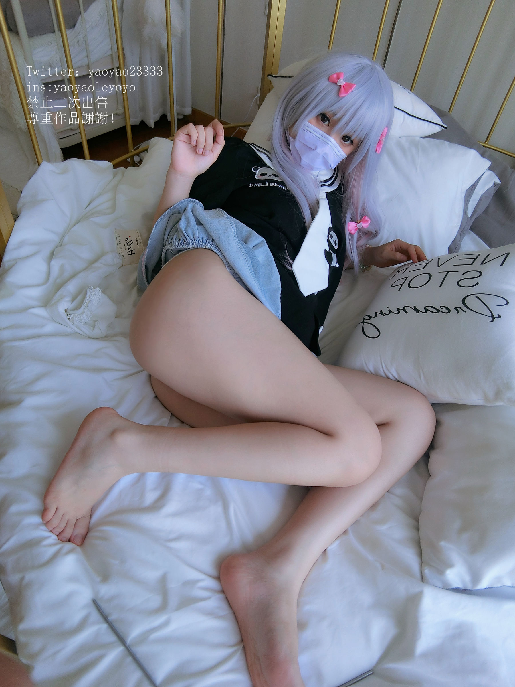 萌妹子Coser摇摇乐yoyo - 嫩足萝莉系-图60